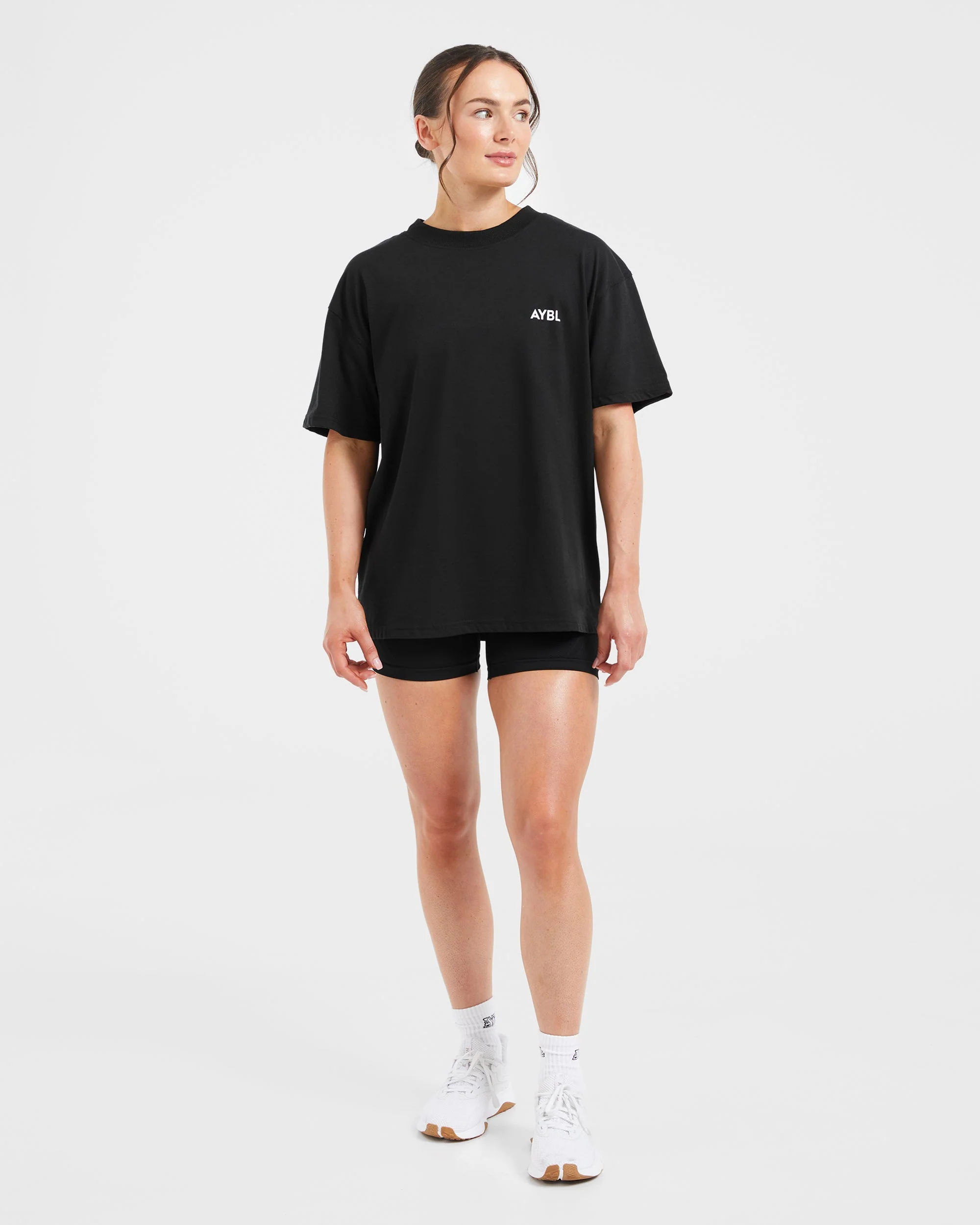 AYBL Club Oversized T Shirt - Noir - Image 3