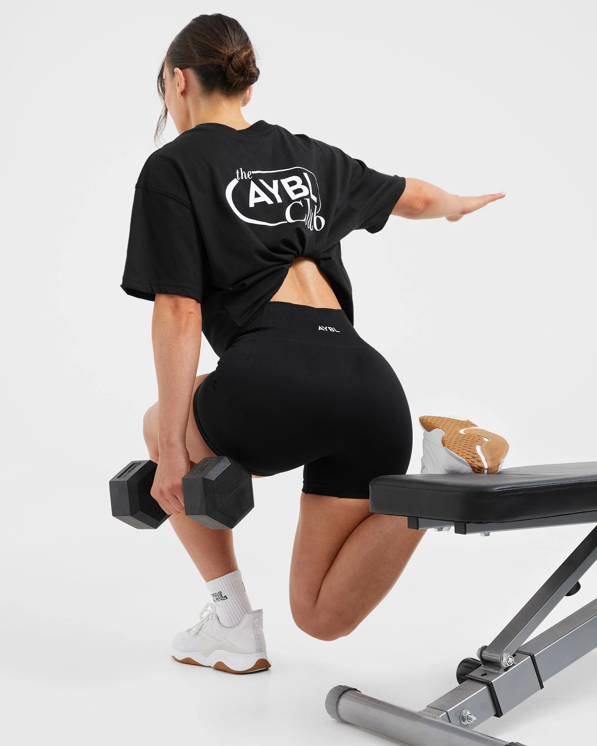 AYBL Club Oversized T Shirt - Noir - Image 8