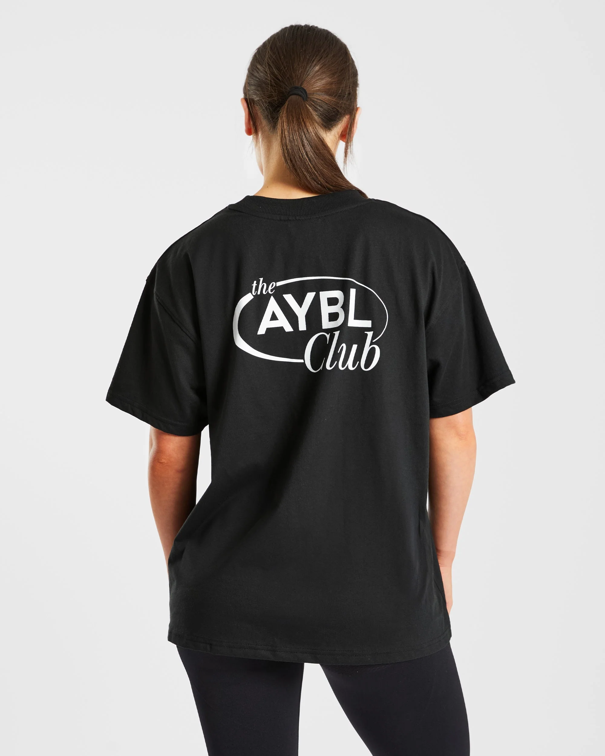 AYBL Club Oversized T Shirt - Noir - Image 9