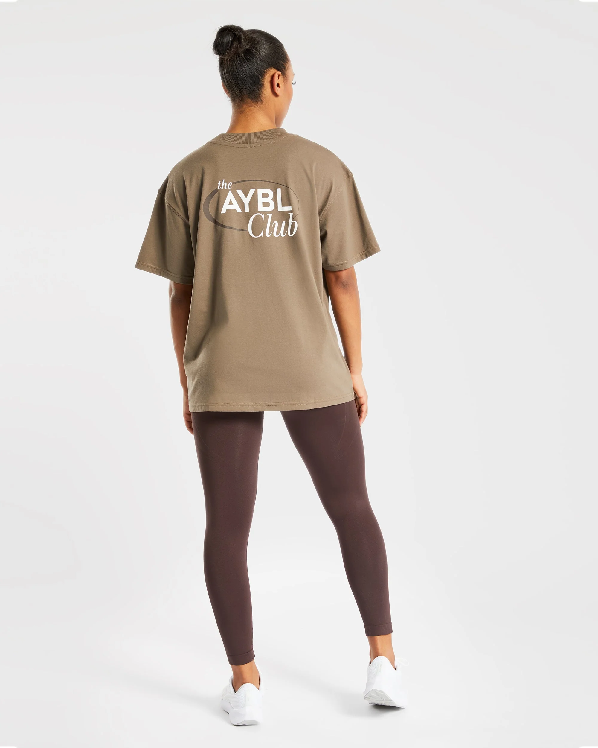 AYBL Club Oversized T Shirt - Marron - Image 4
