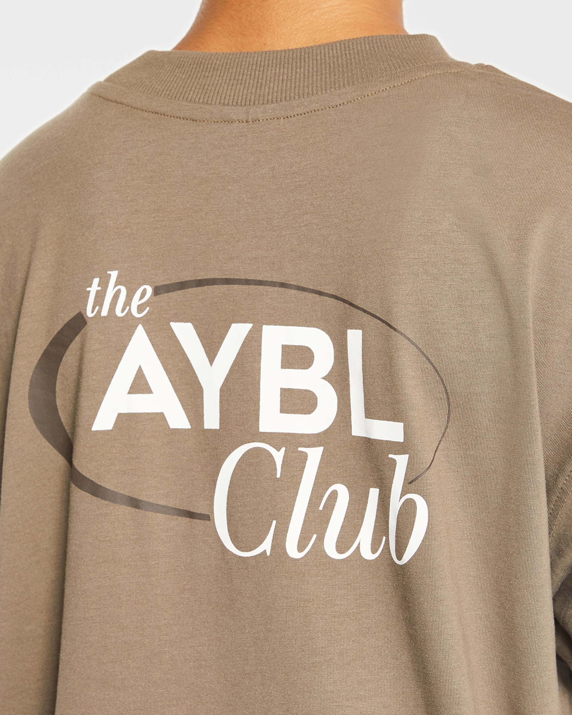 AYBL Club Oversized T Shirt - Marron - Image 6