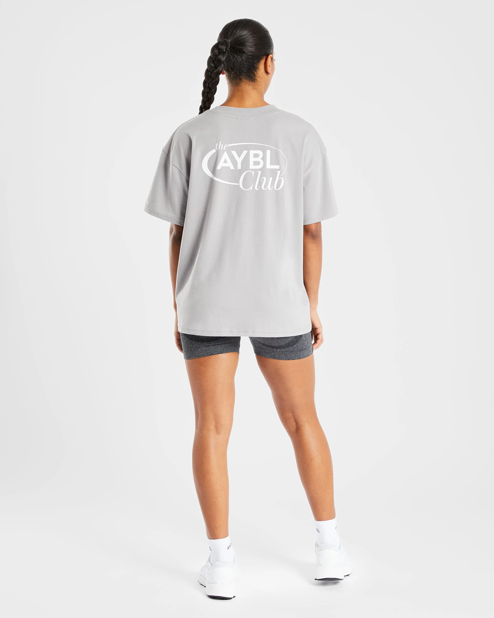 AYBL Club Oversized T Shirt - Gris - Image 4