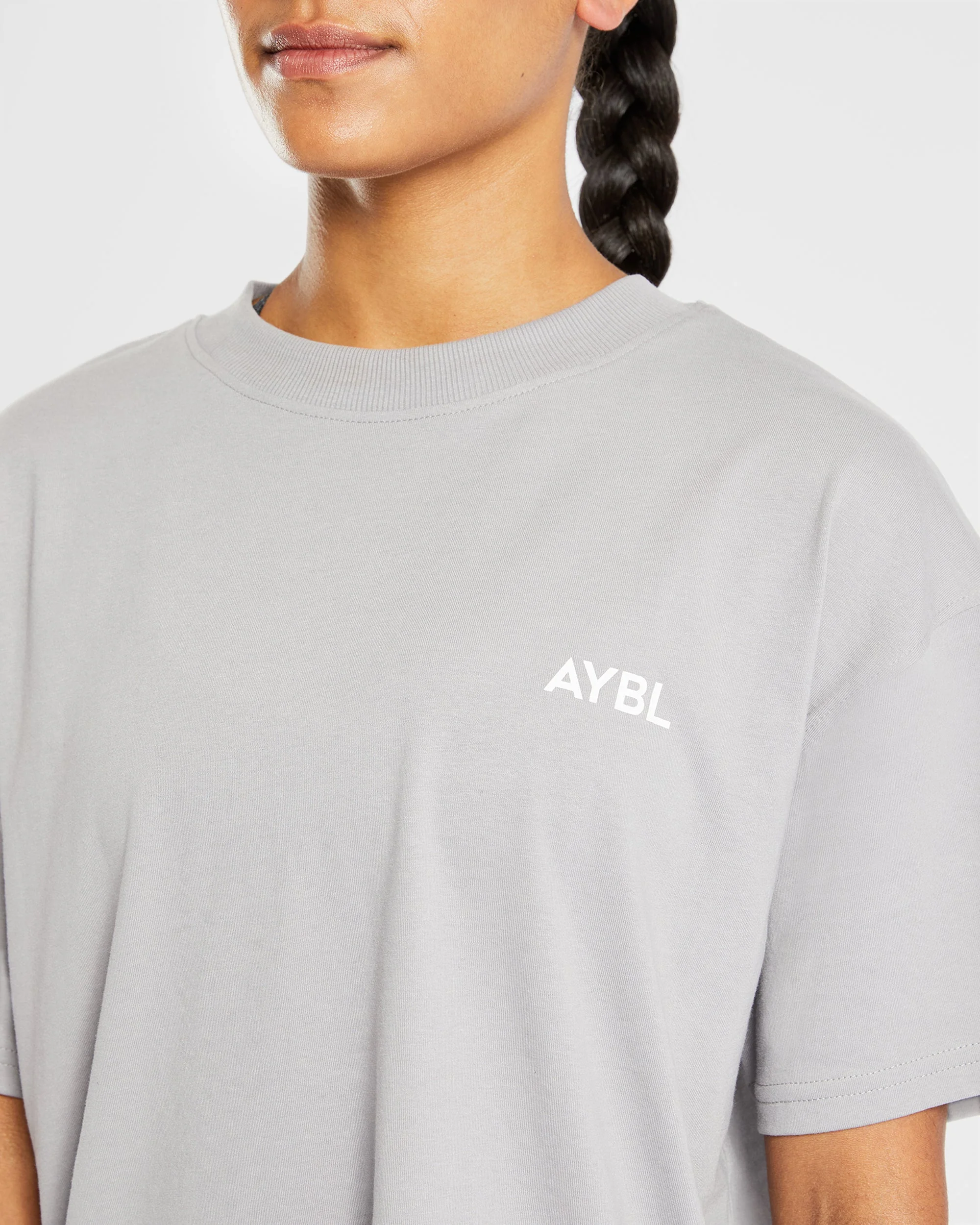 AYBL Club Oversized T Shirt - Gris - Image 5