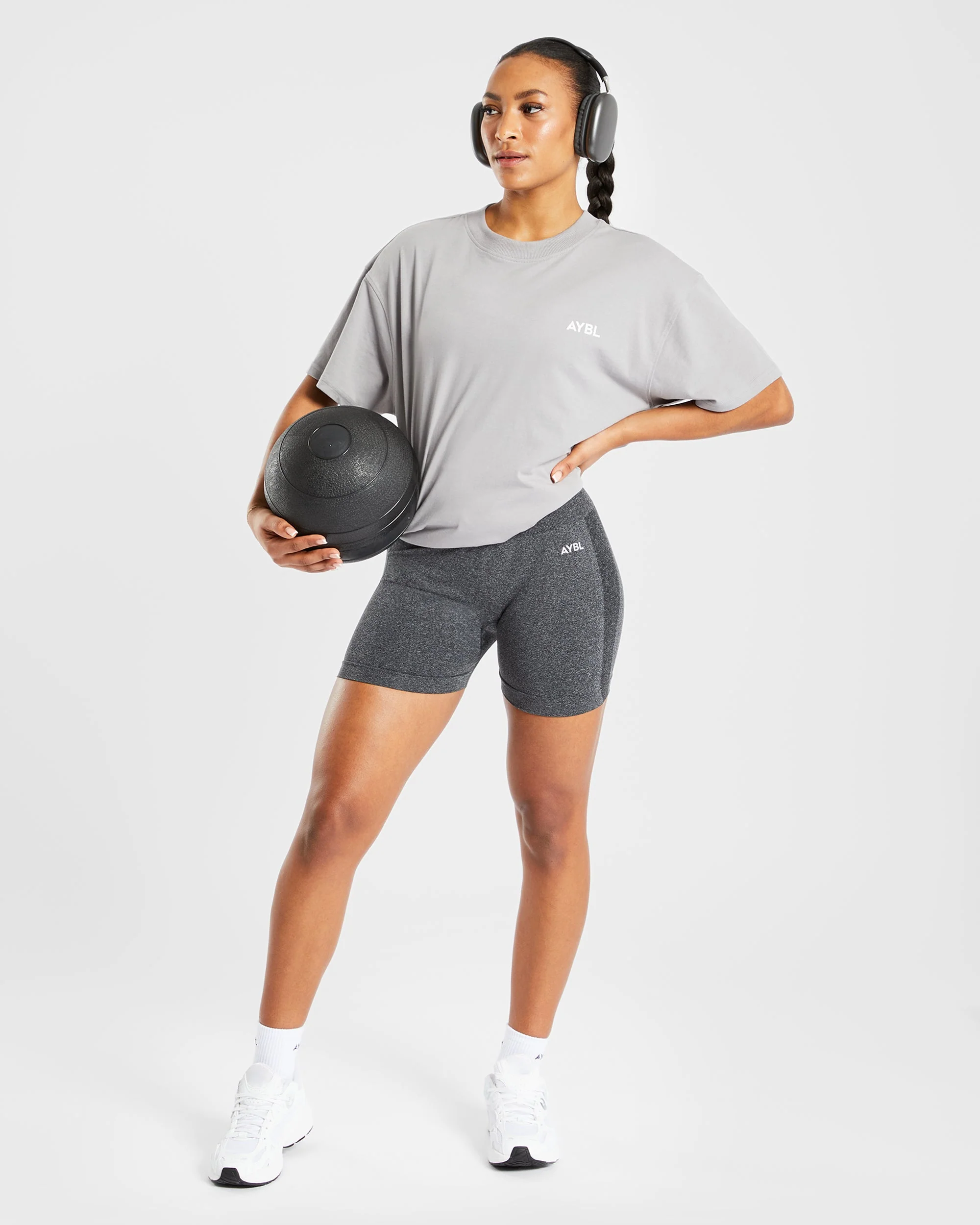 AYBL Club Oversized T Shirt - Gris - Image 8