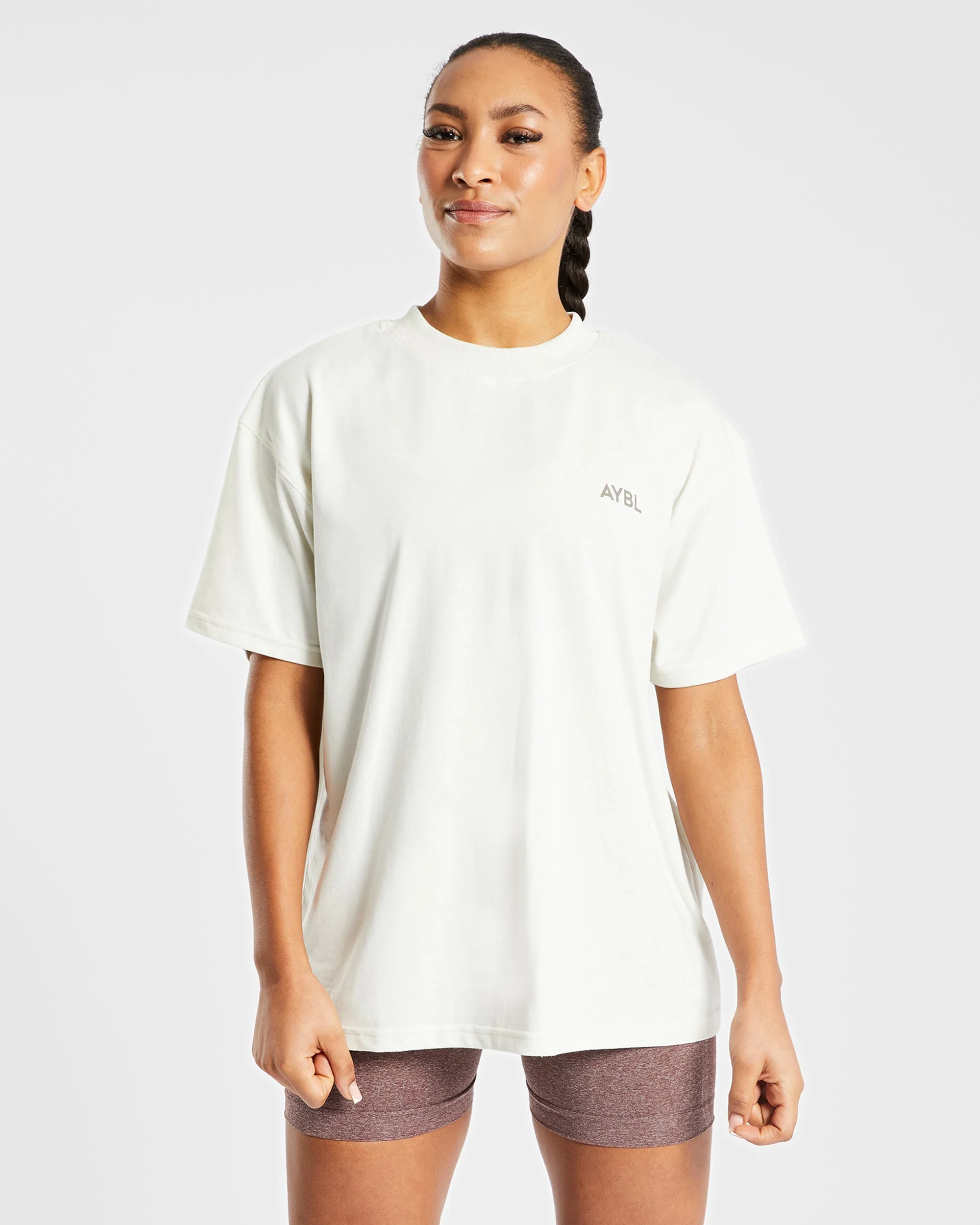 AYBL Club Oversized T Shirt - Off Blanc - Image 2