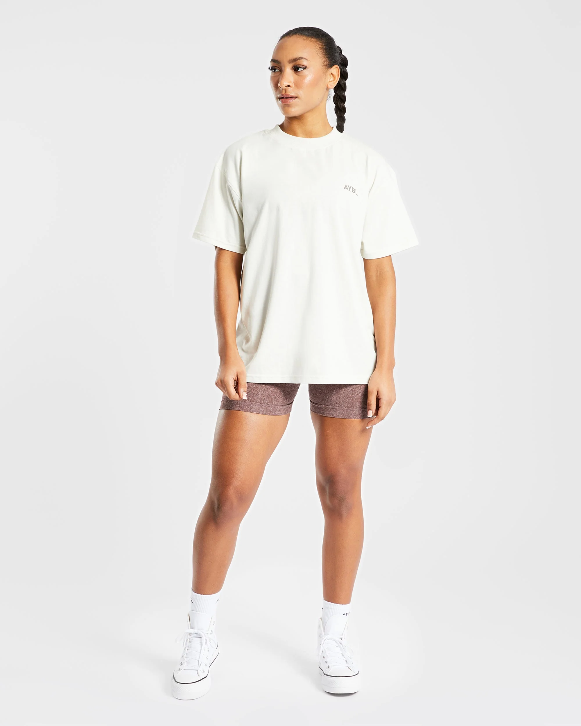AYBL Club Oversized T Shirt - Off Blanc - Image 3