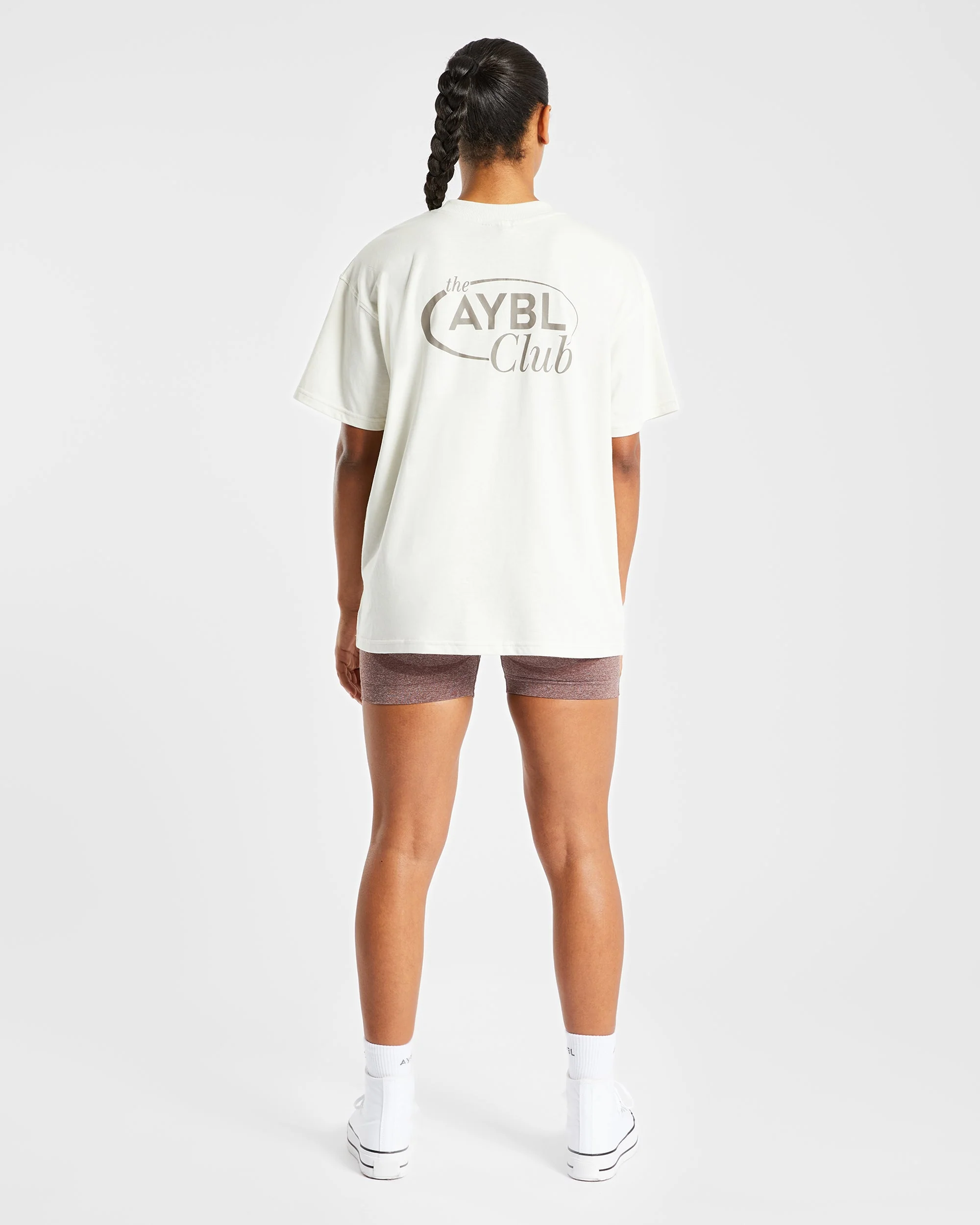 AYBL Club Oversized T Shirt - Off Blanc - Image 4
