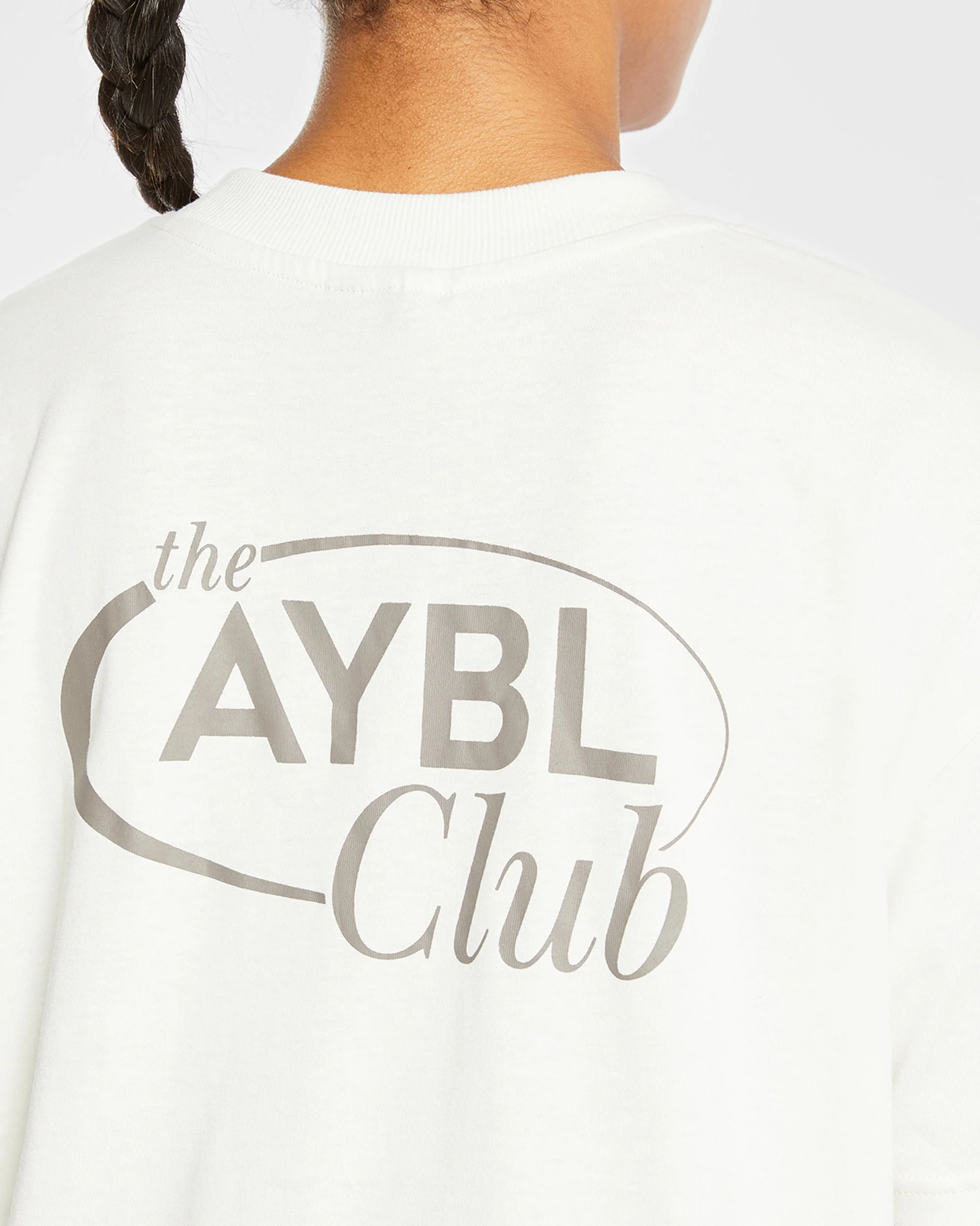 AYBL Club Oversized T Shirt - Off Blanc - Image 6