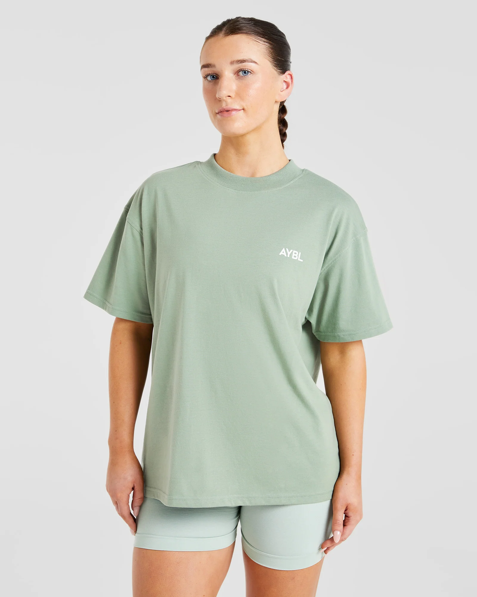 AYBL Club Oversized T Shirt - Olive - Image 2