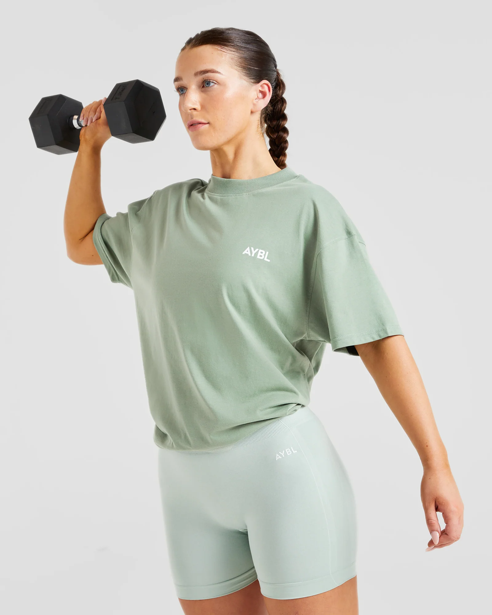 AYBL Club Oversized T Shirt - Olive - Image 7
