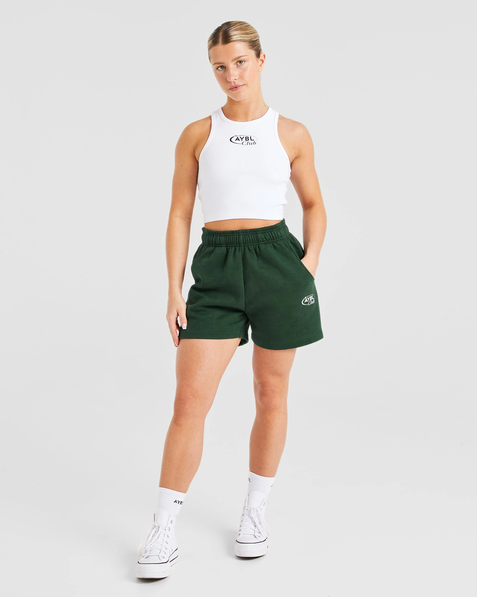 AYBL Club Shorts - Vert/Sand - Image 3