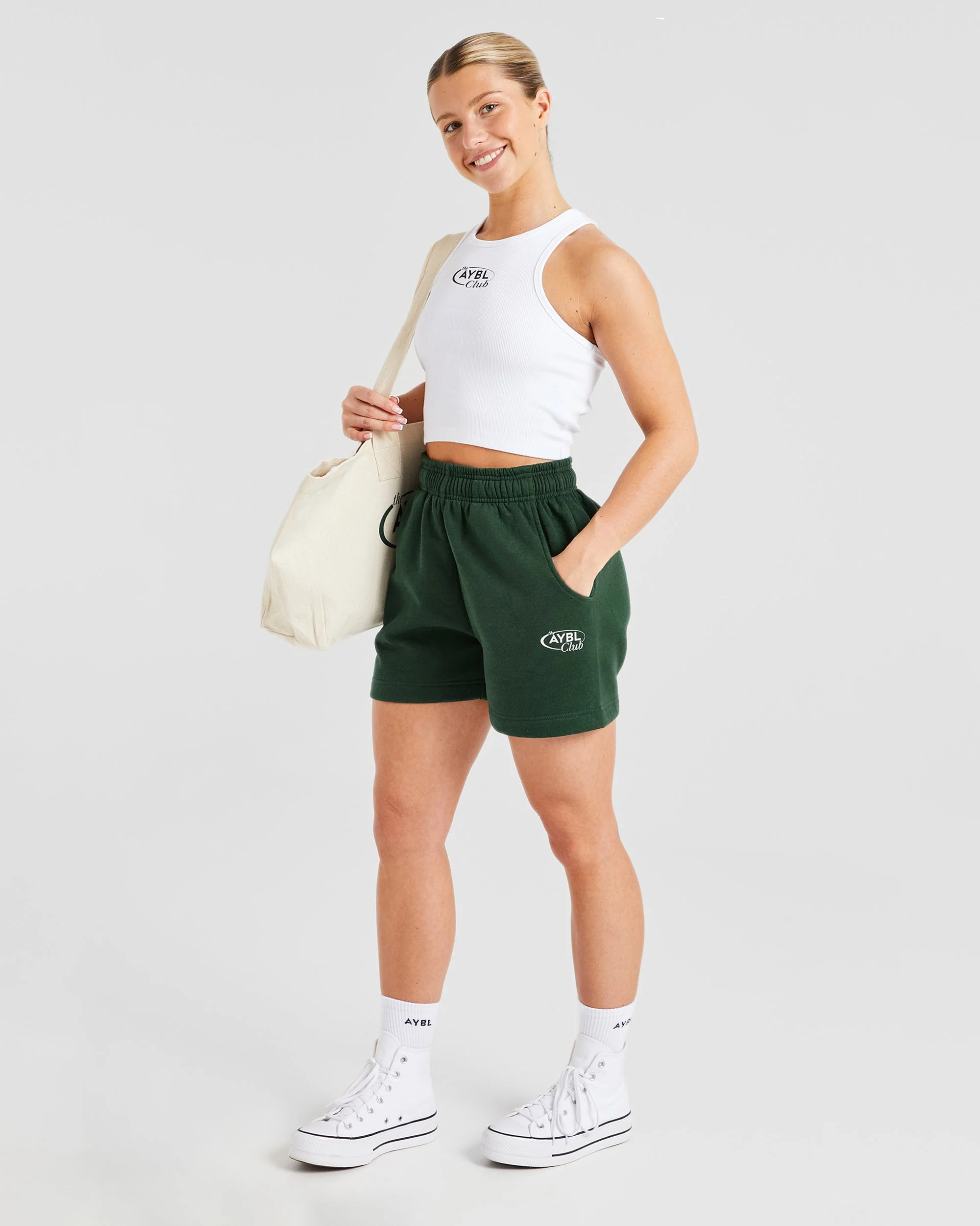 AYBL Club Shorts - Vert/Sand - Image 6
