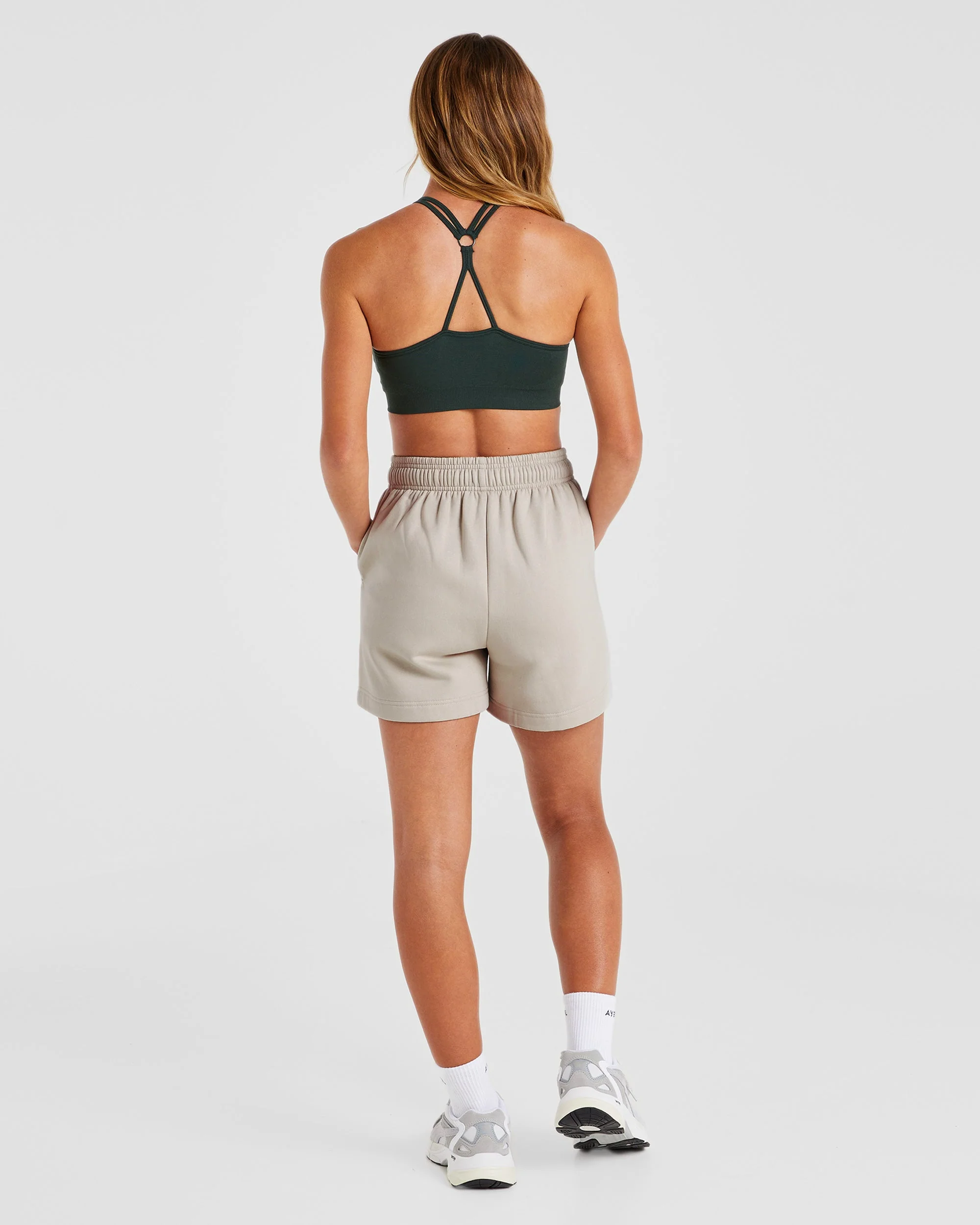 AYBL Club Shorts - Sand/Vert - Image 4