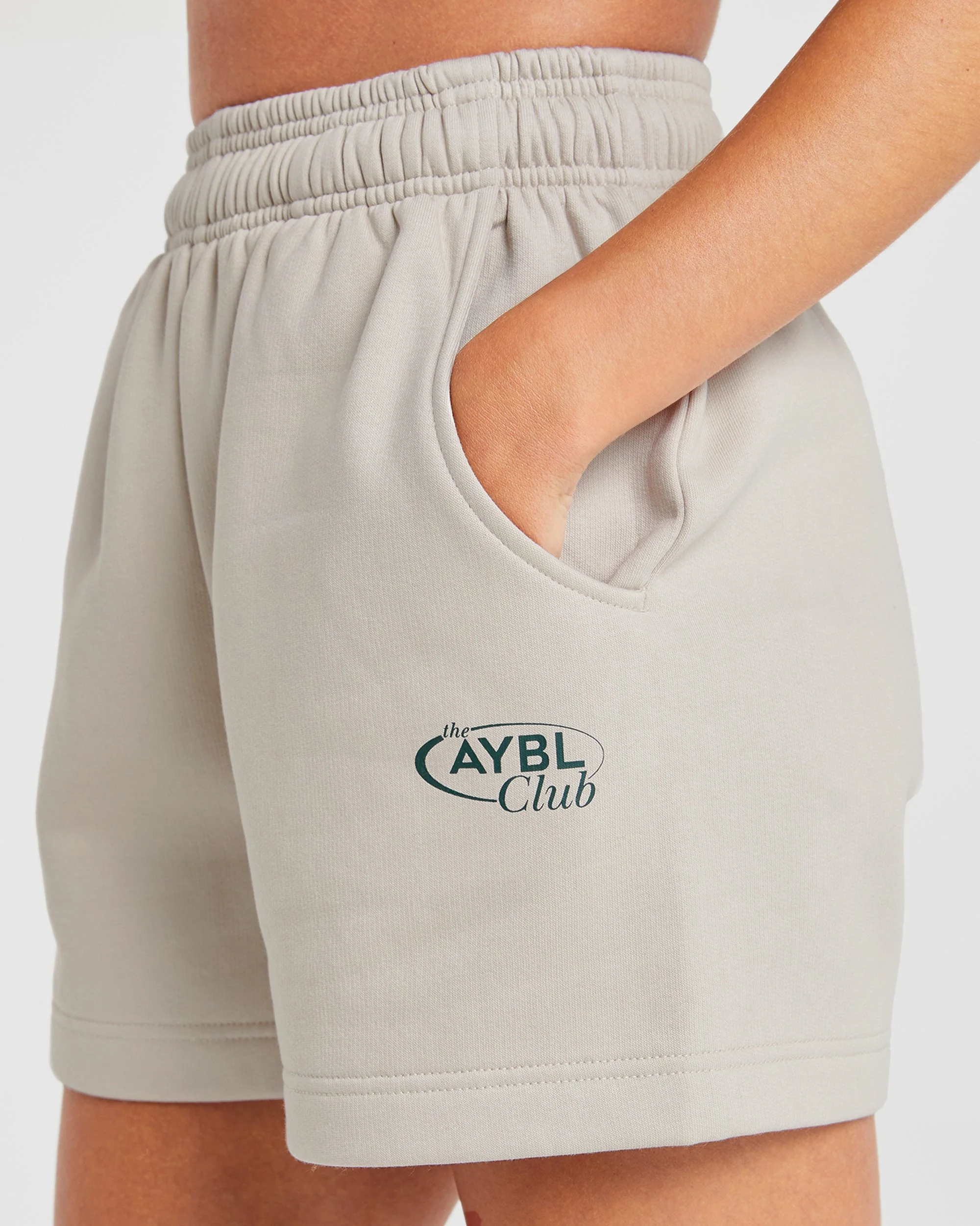 AYBL Club Shorts - Sand/Vert - Image 5