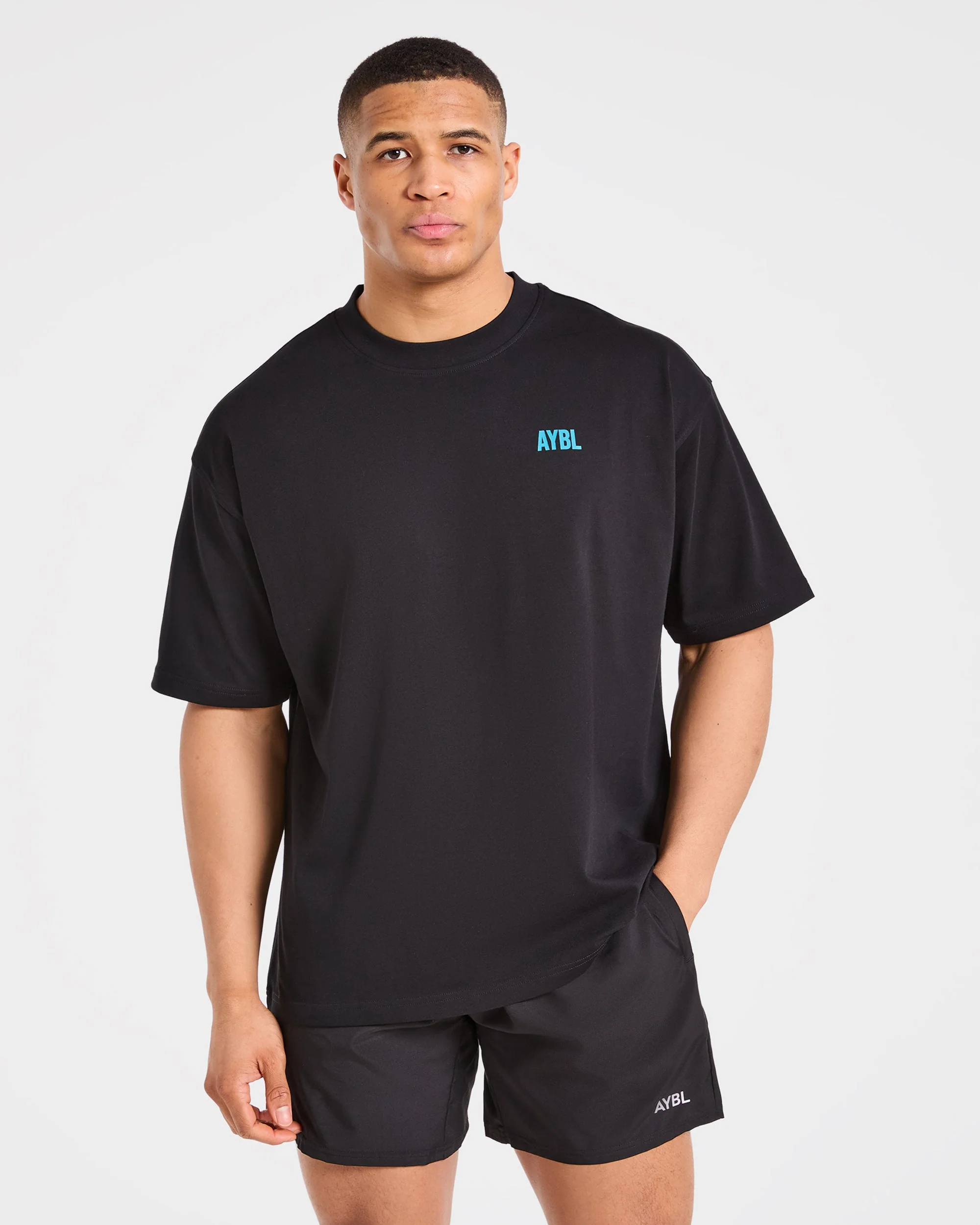 AYBL Iron Club Oversized T Shirt - Noir - Image 2