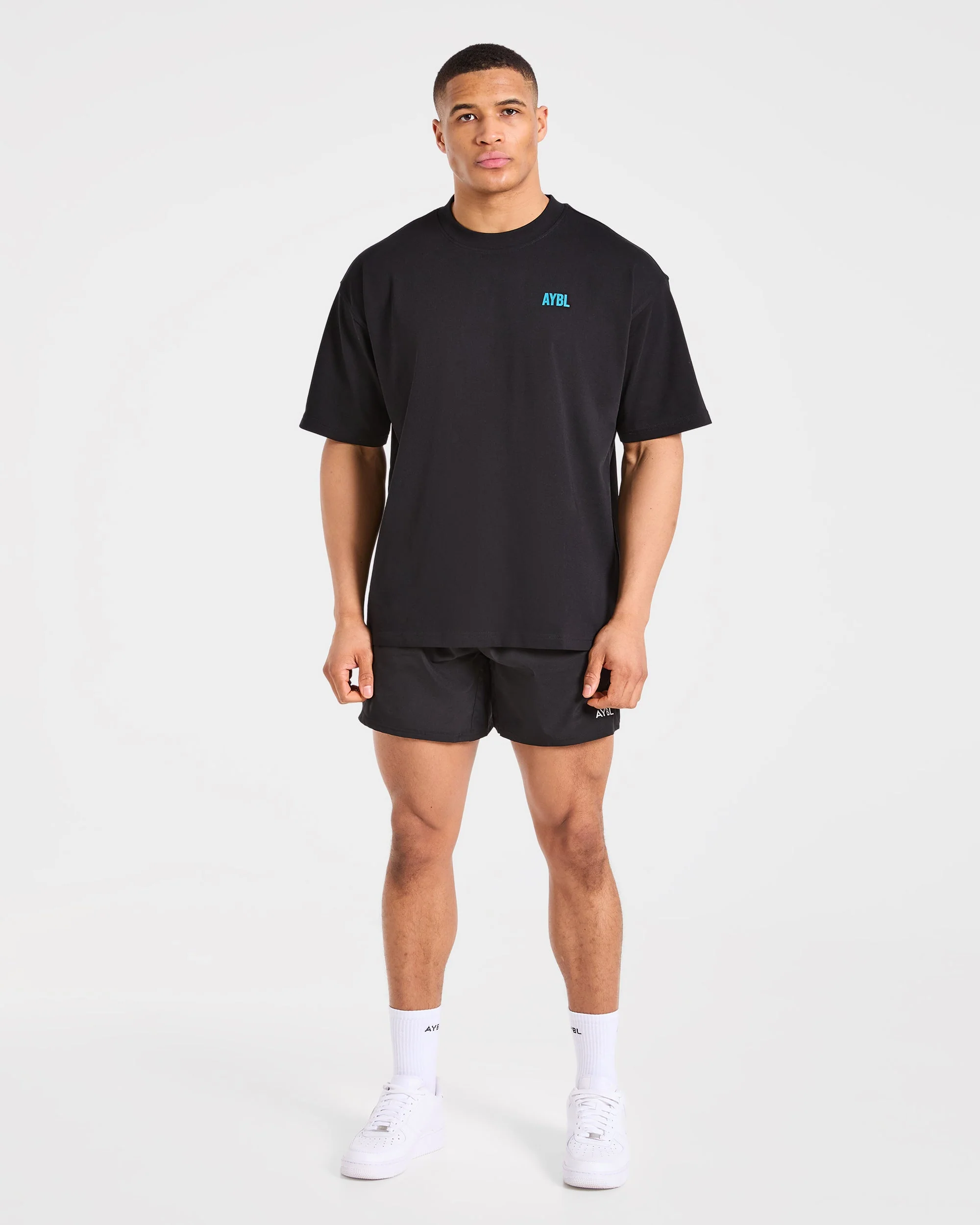 AYBL Iron Club Oversized T Shirt - Noir - Image 3