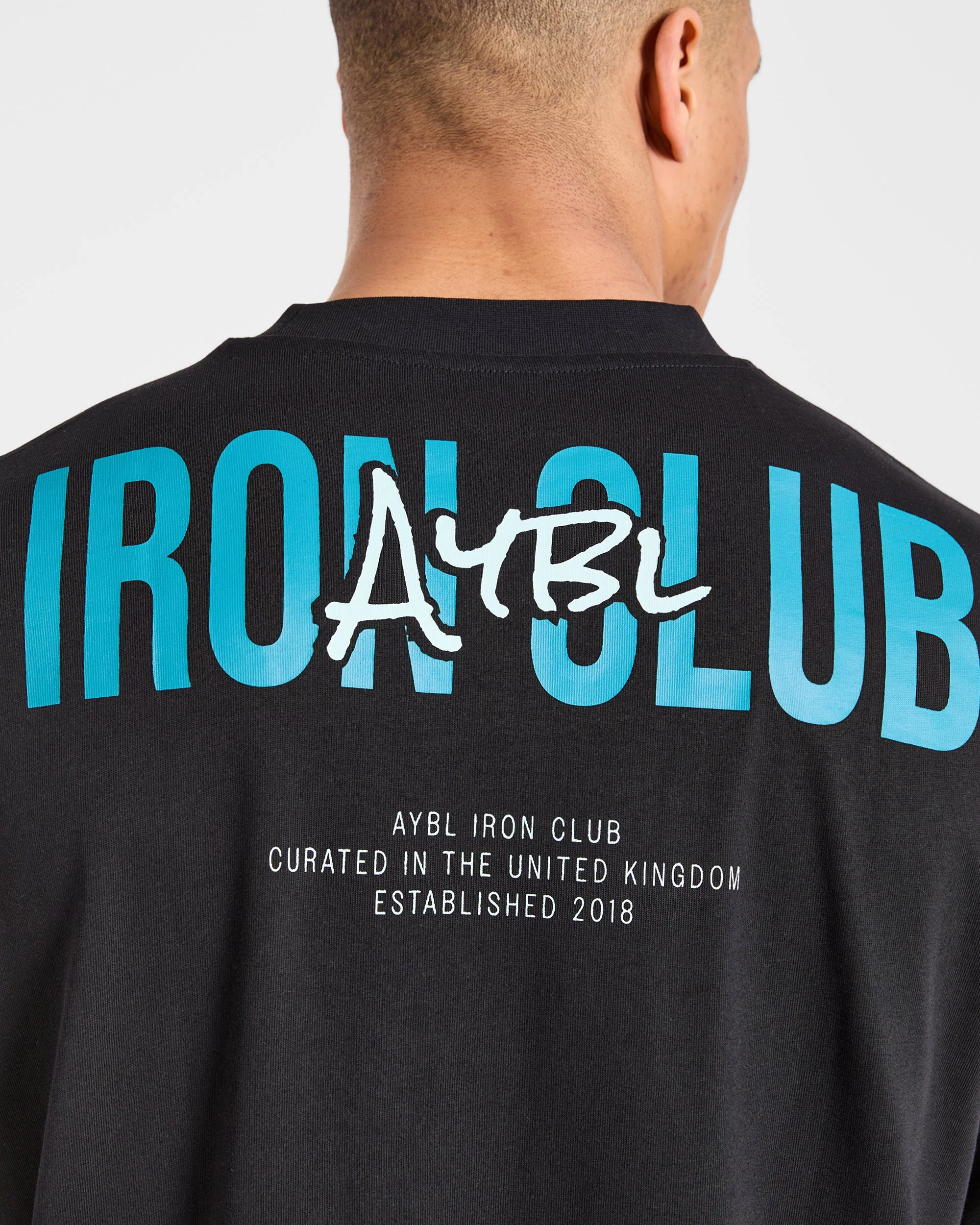 AYBL Iron Club Oversized T Shirt - Noir - Image 5