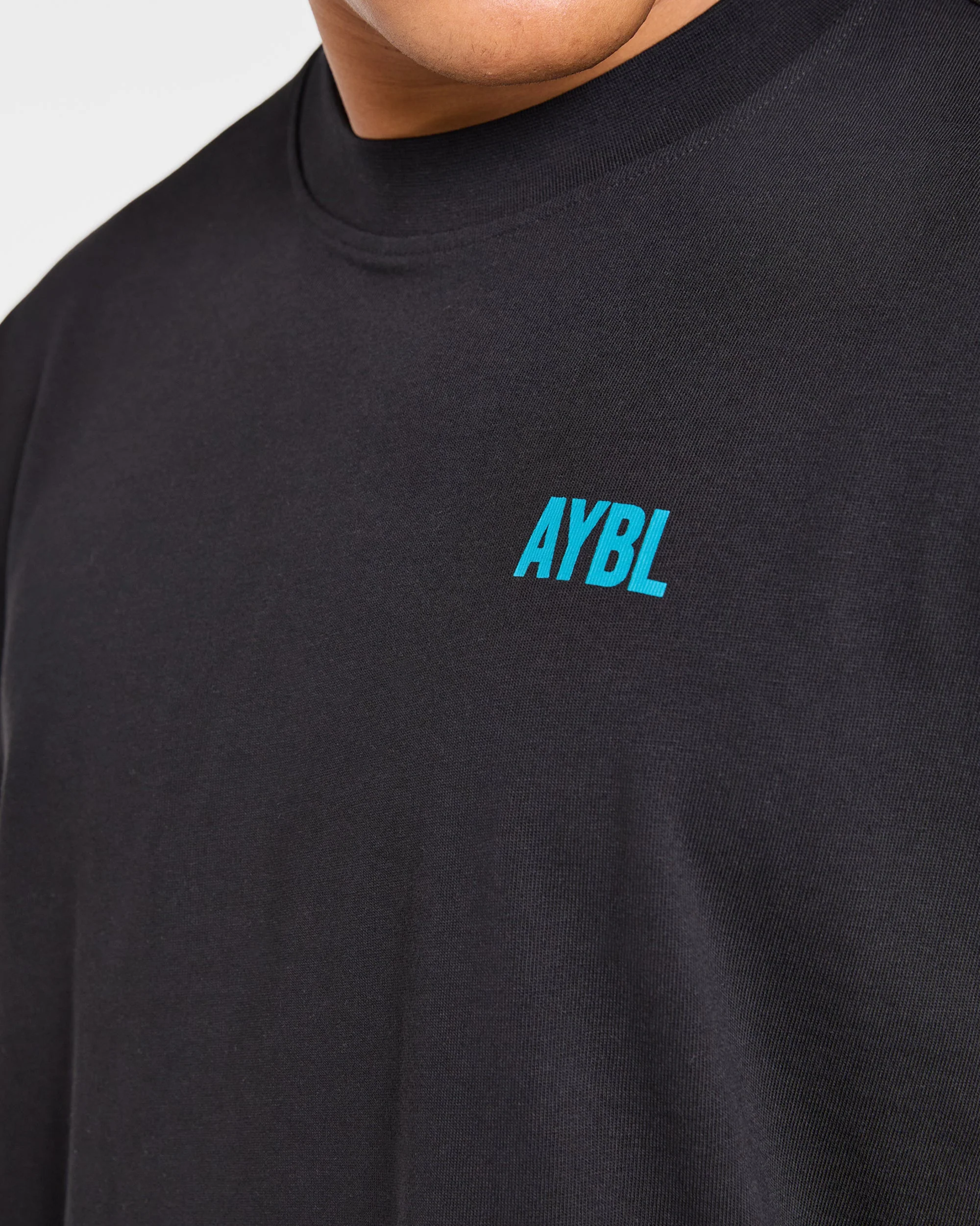 AYBL Iron Club Oversized T Shirt - Noir - Image 6