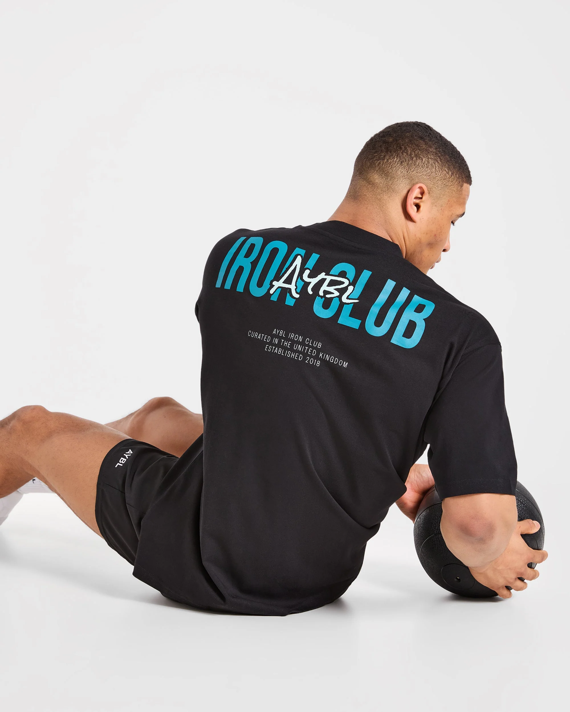 AYBL Iron Club Oversized T Shirt - Noir - Image 7
