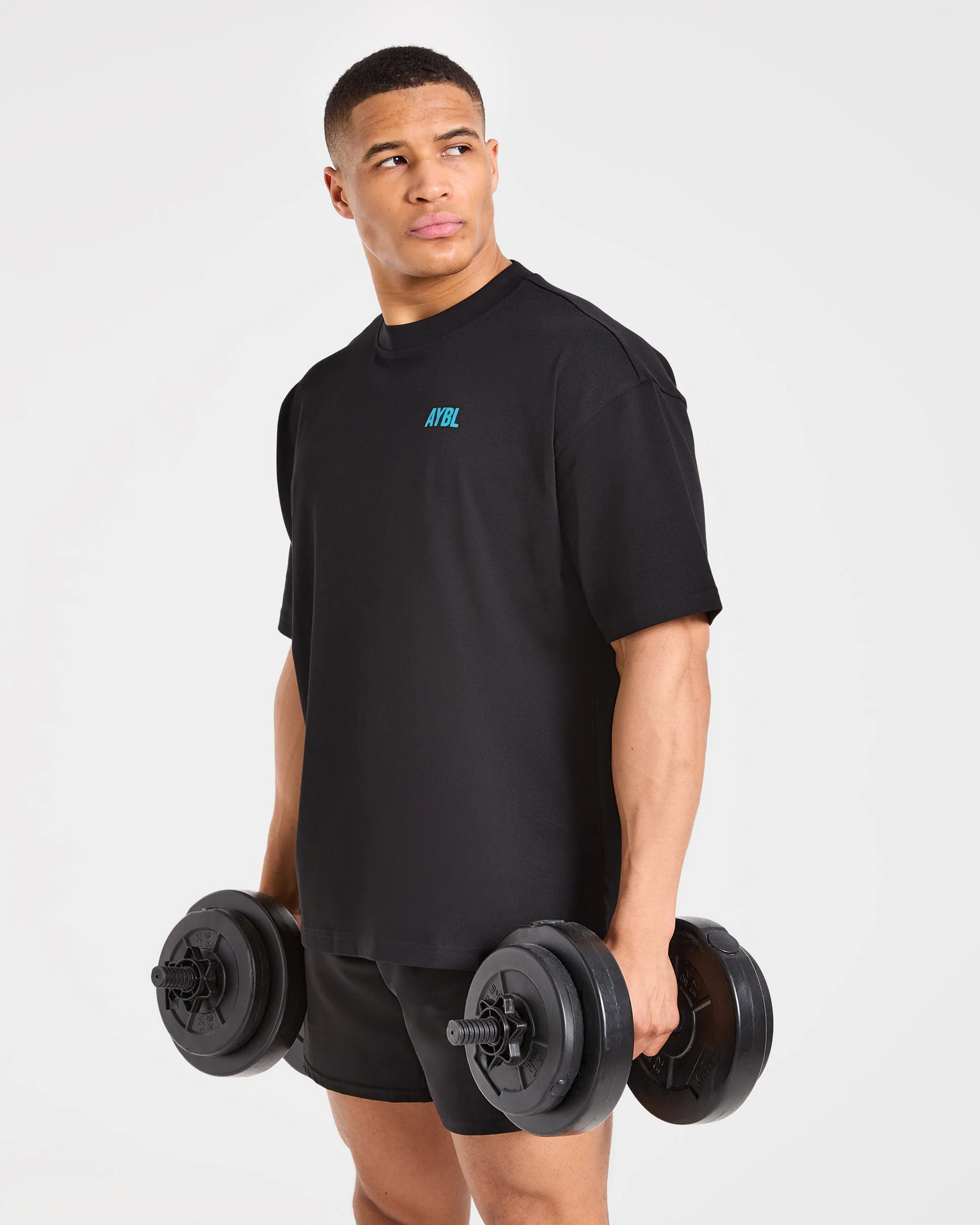 AYBL Iron Club Oversized T Shirt - Noir - Image 8