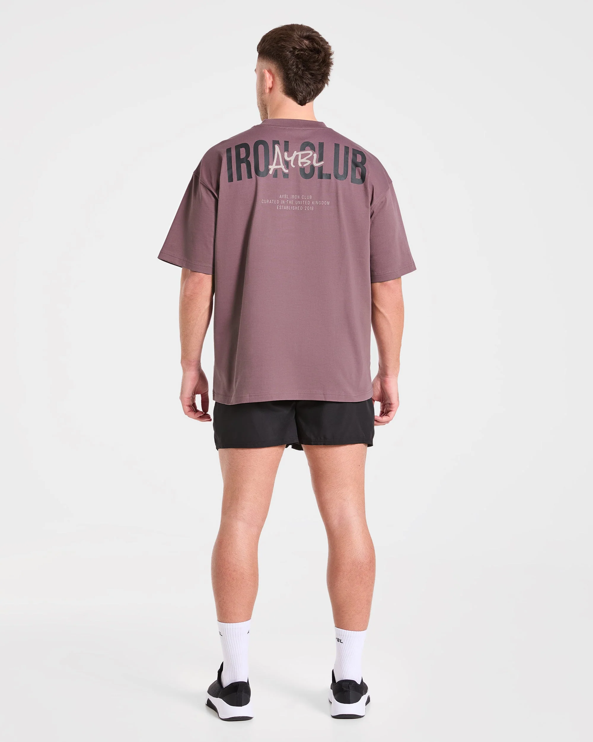 AYBL Iron Club Oversized T Shirt - Flint Violet - Image 4