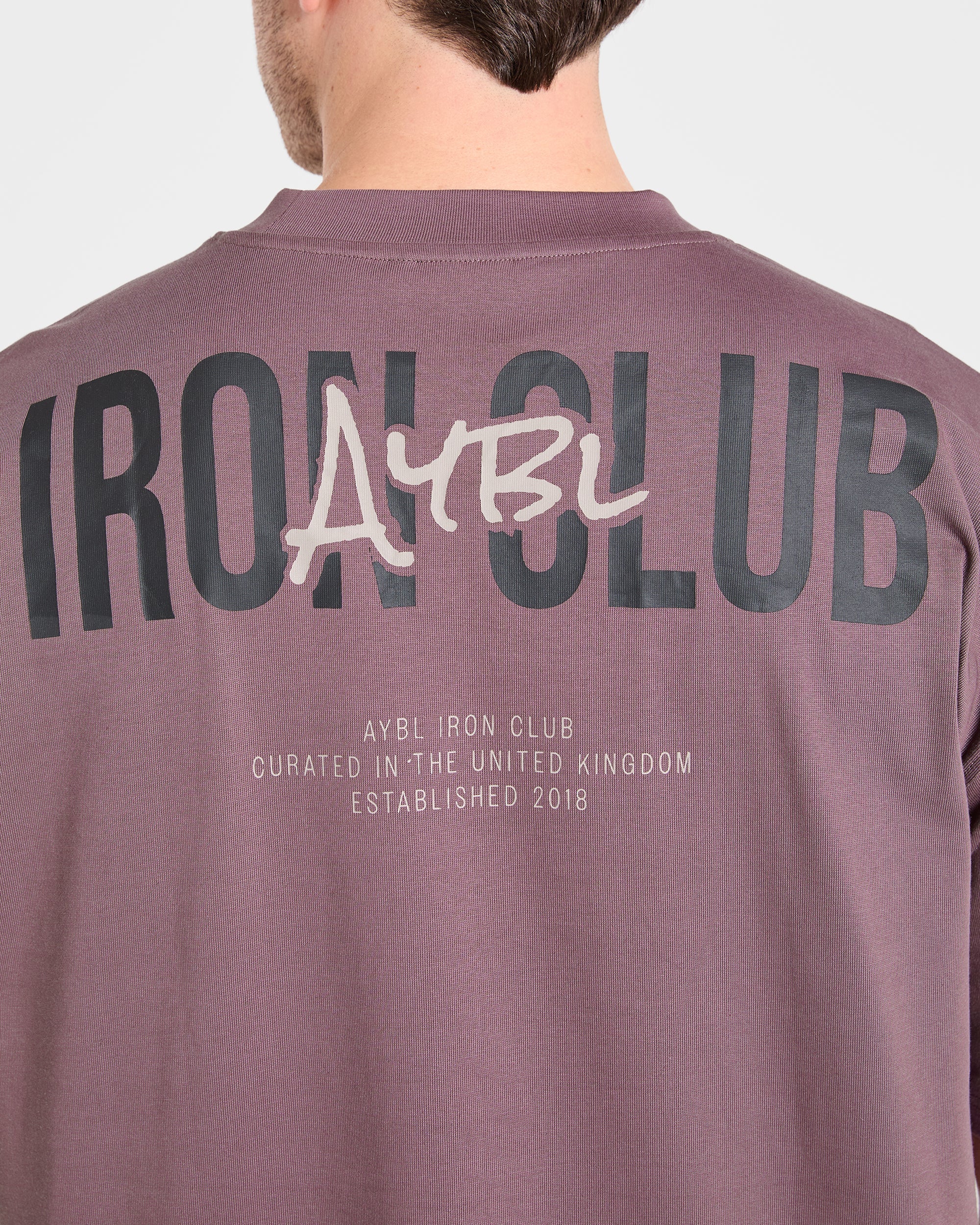 AYBL Iron Club Oversized T Shirt - Flint Violet - Image 5