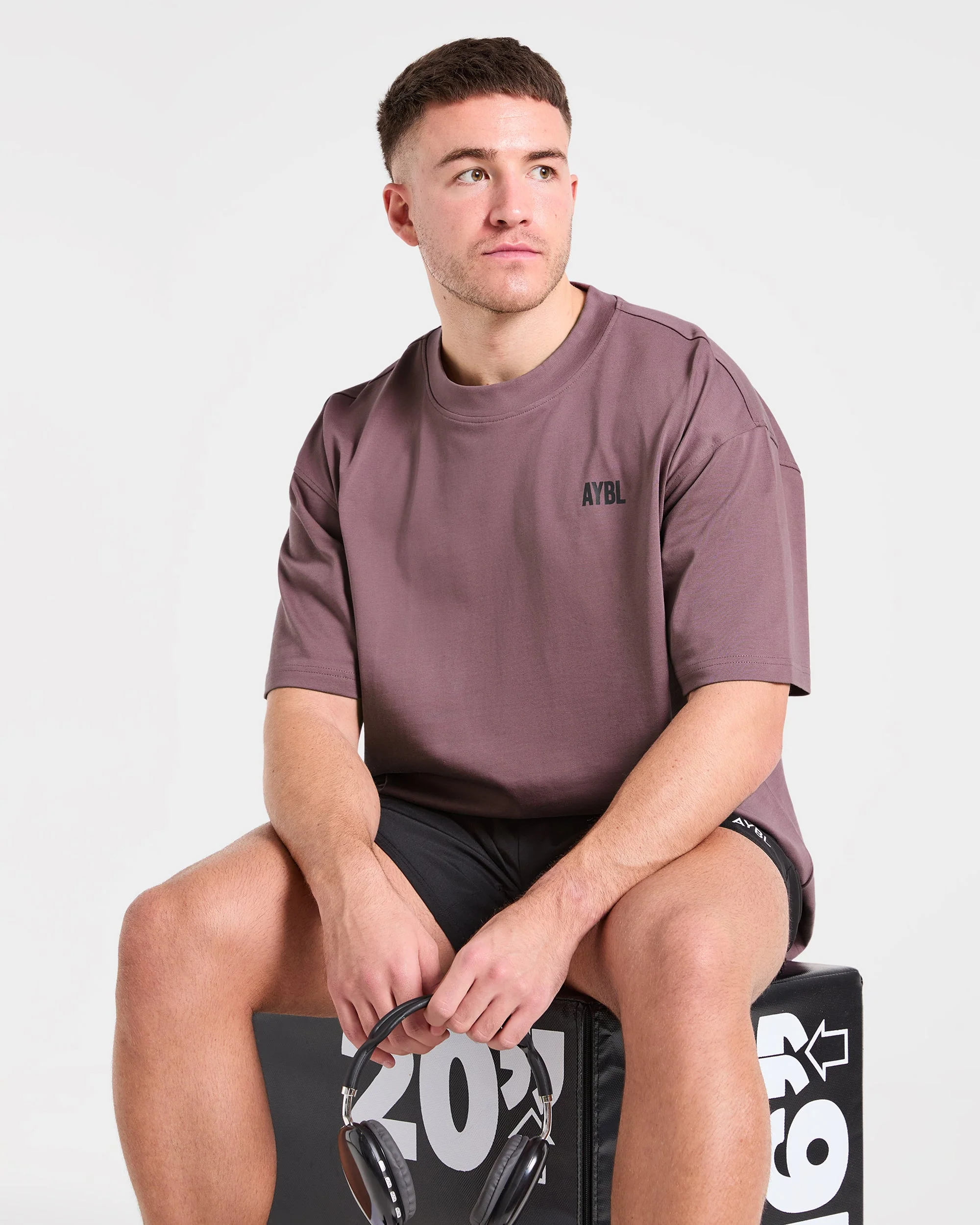 AYBL Iron Club Oversized T Shirt - Flint Violet - Image 7