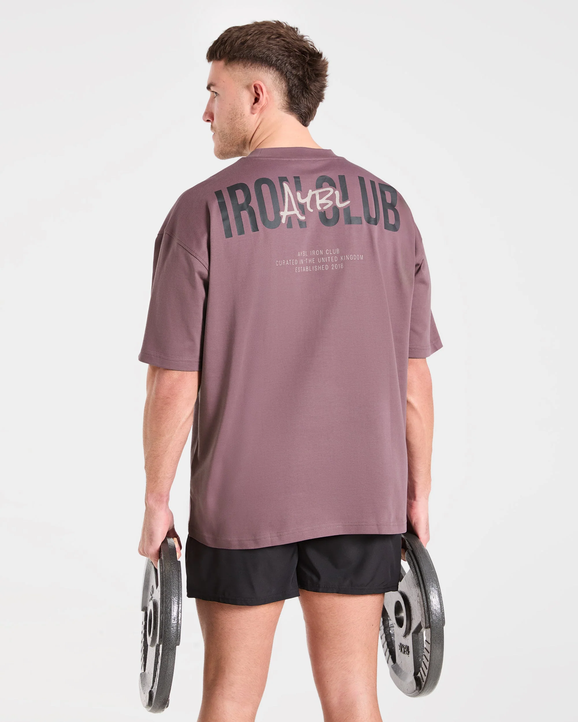 AYBL Iron Club Oversized T Shirt - Flint Violet - Image 8