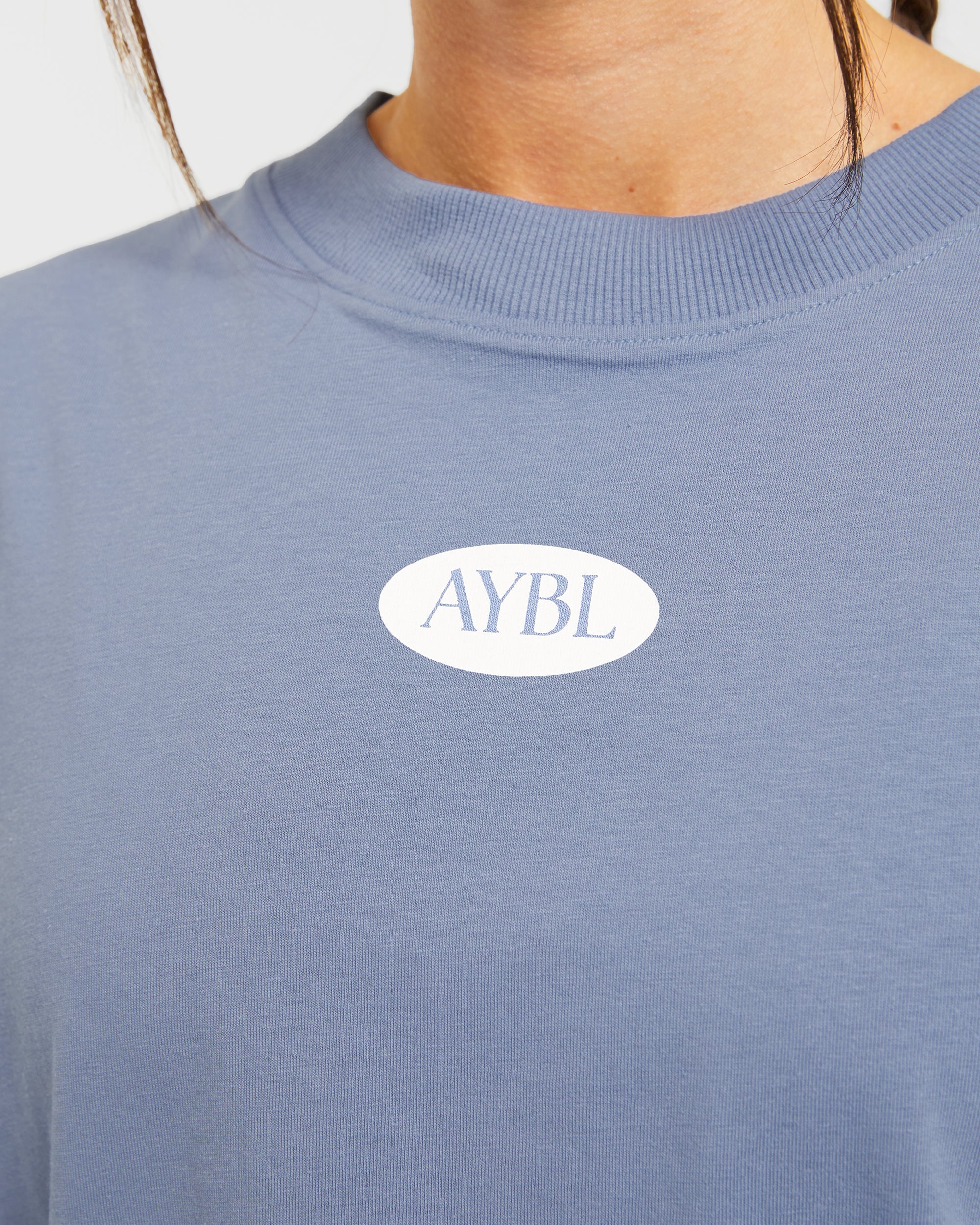 AYBL Lifestyle Oversized T Shirt - Cornflower Bleu - Image 5
