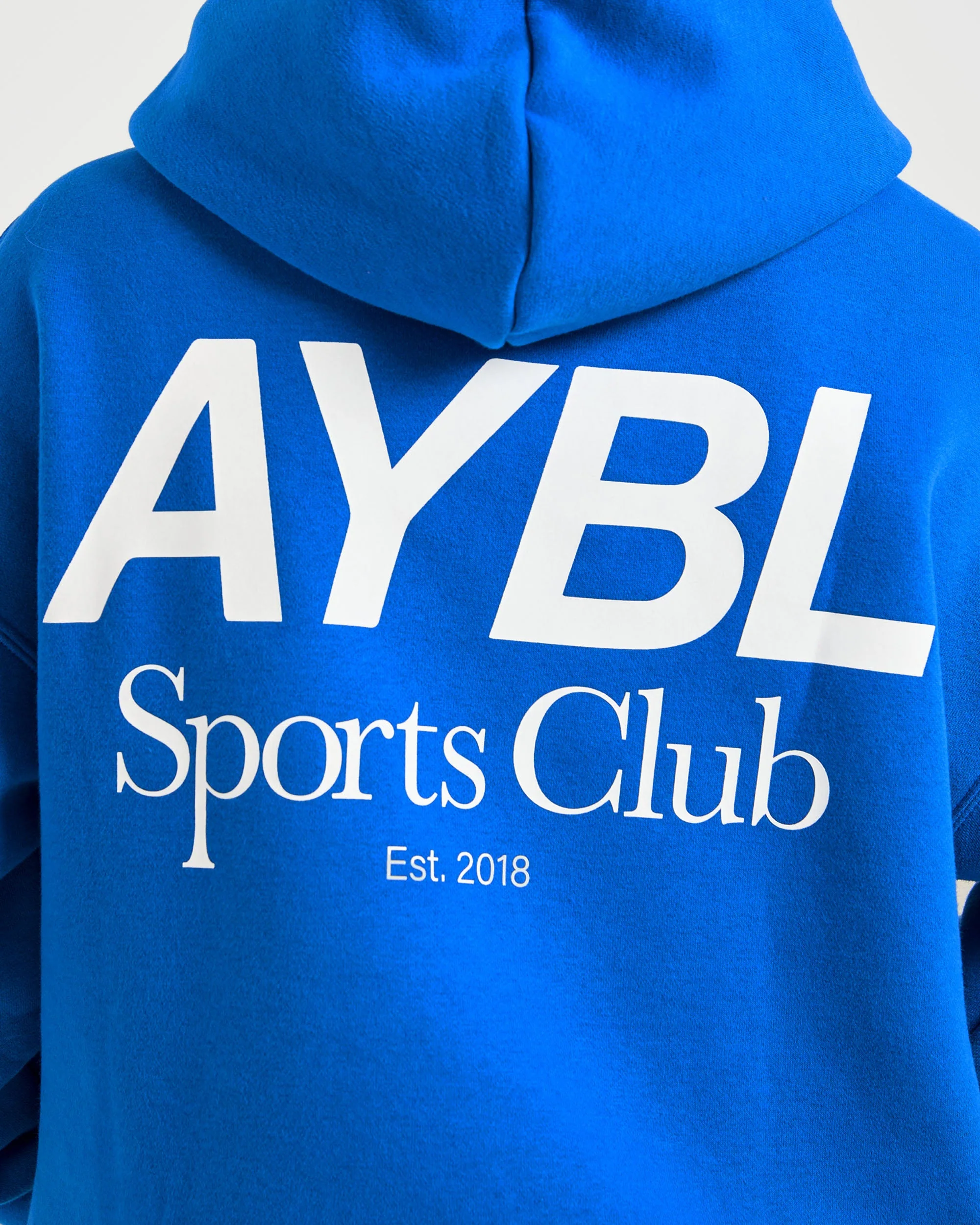 AYBL Sports Club Oversized Hoodie - Cobalt - Image 6