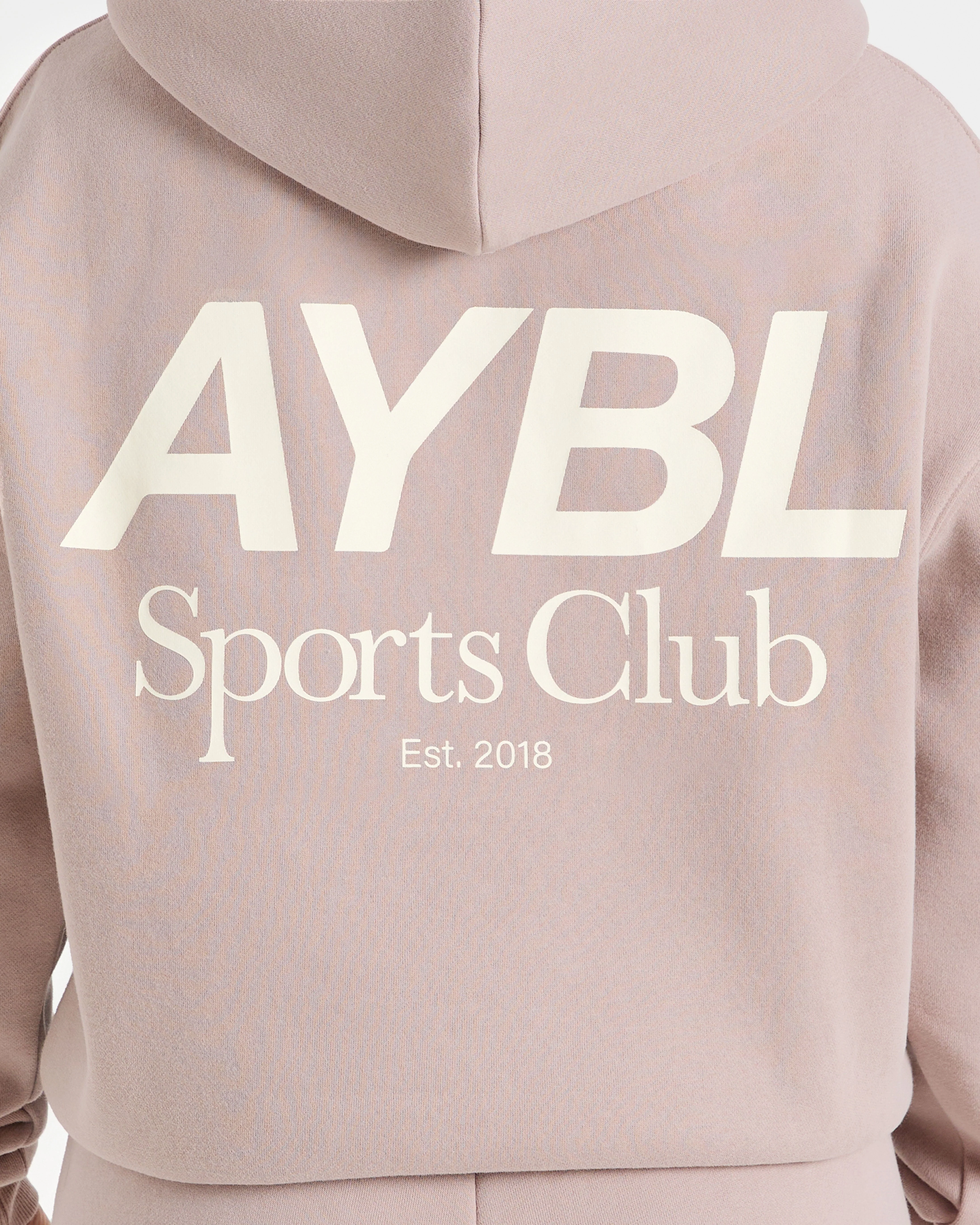 AYBL Sports Club Oversized Hoodie - Mink Rose - Image 6