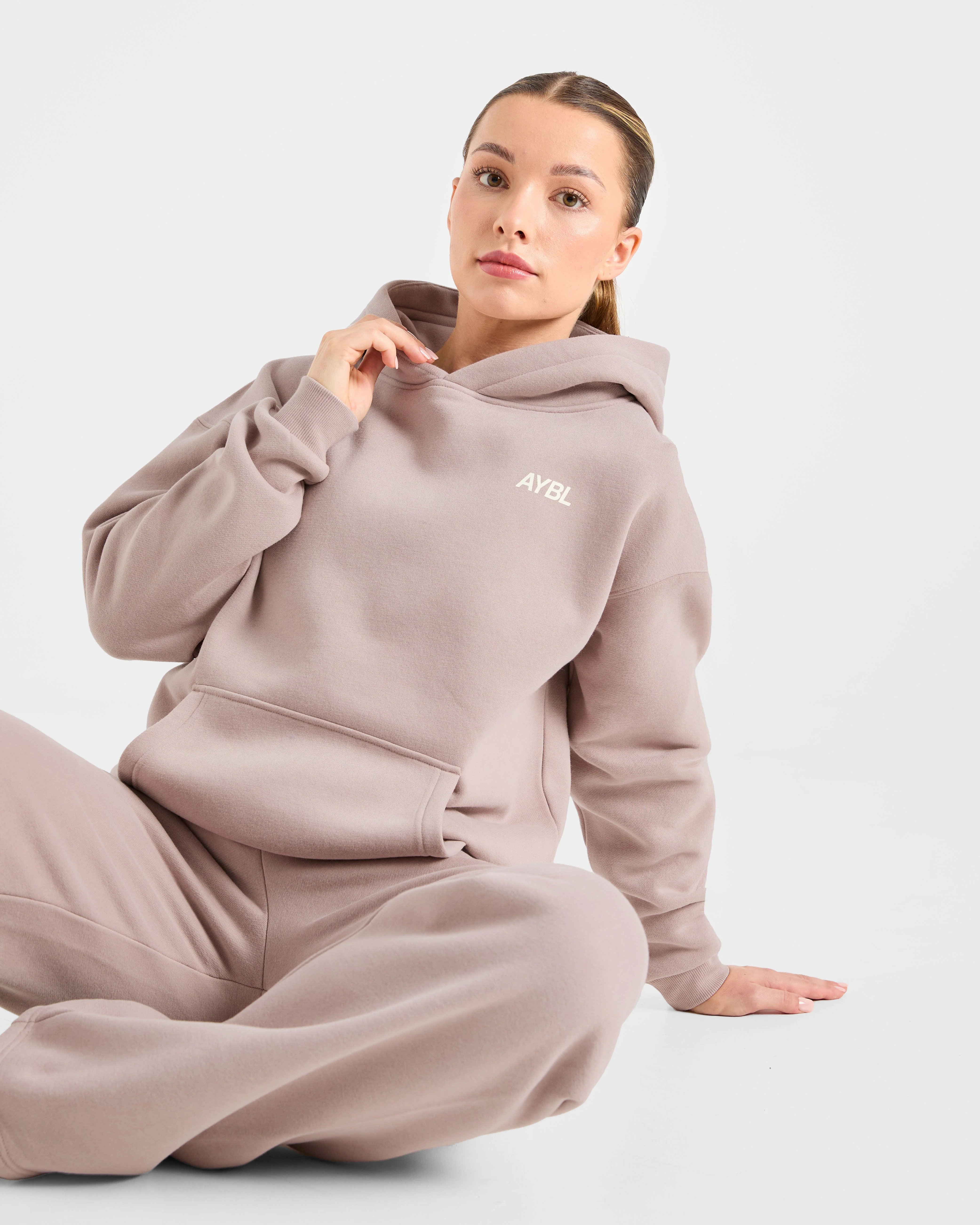AYBL Sports Club Oversized Hoodie - Mink Rose - Image 7
