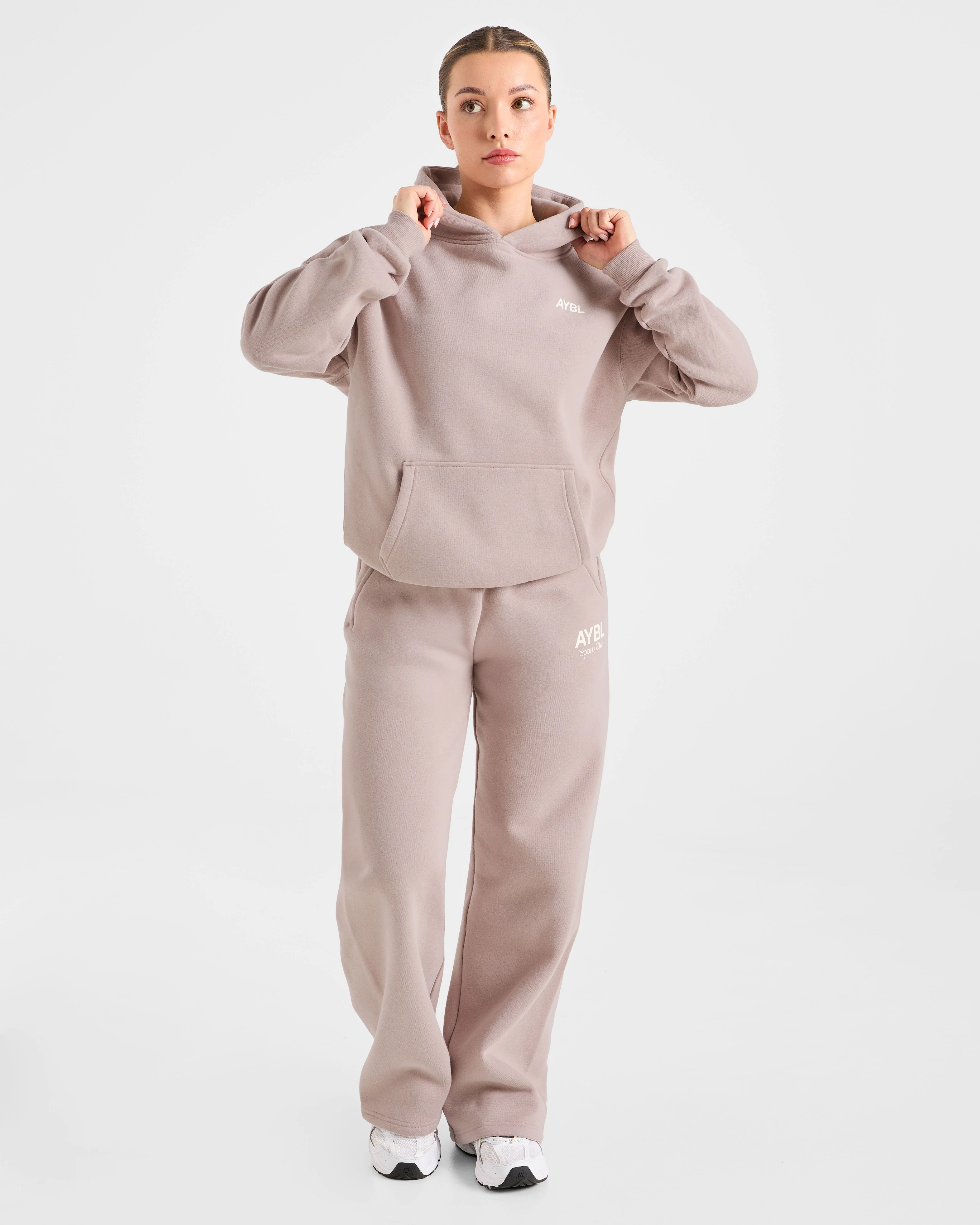AYBL Sports Club Oversized Hoodie - Mink Rose - Image 8