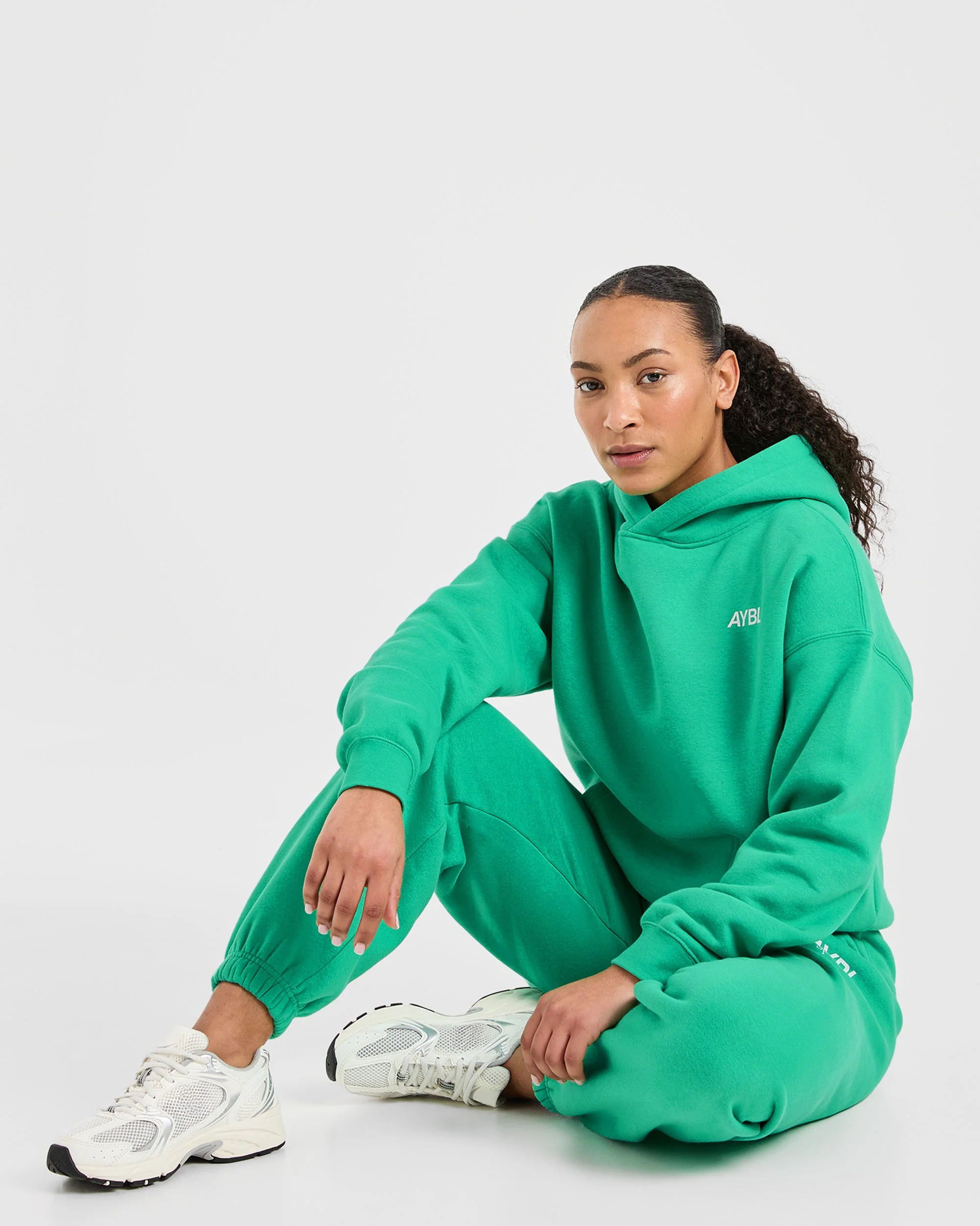 AYBL Sports Club Oversized Hoodie - Racing Vert - Image 7