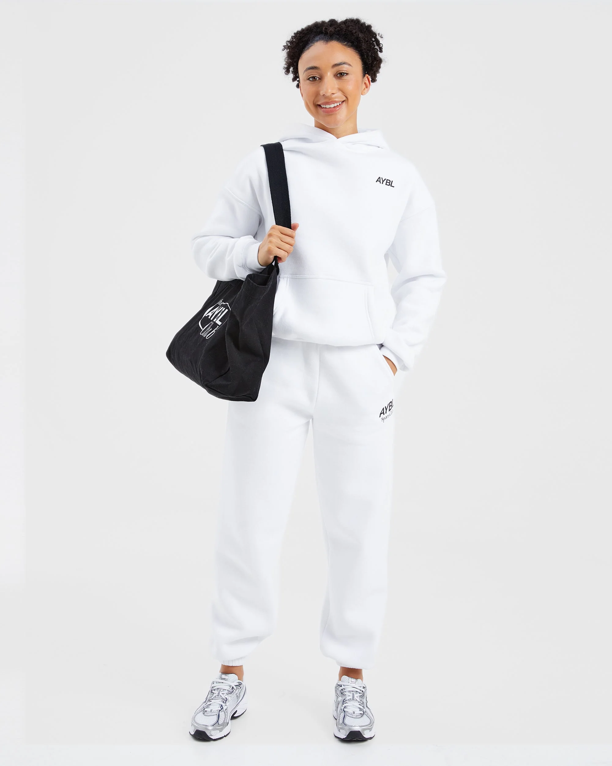 AYBL Sports Club Oversized Hoodie - Blanc - Image 8