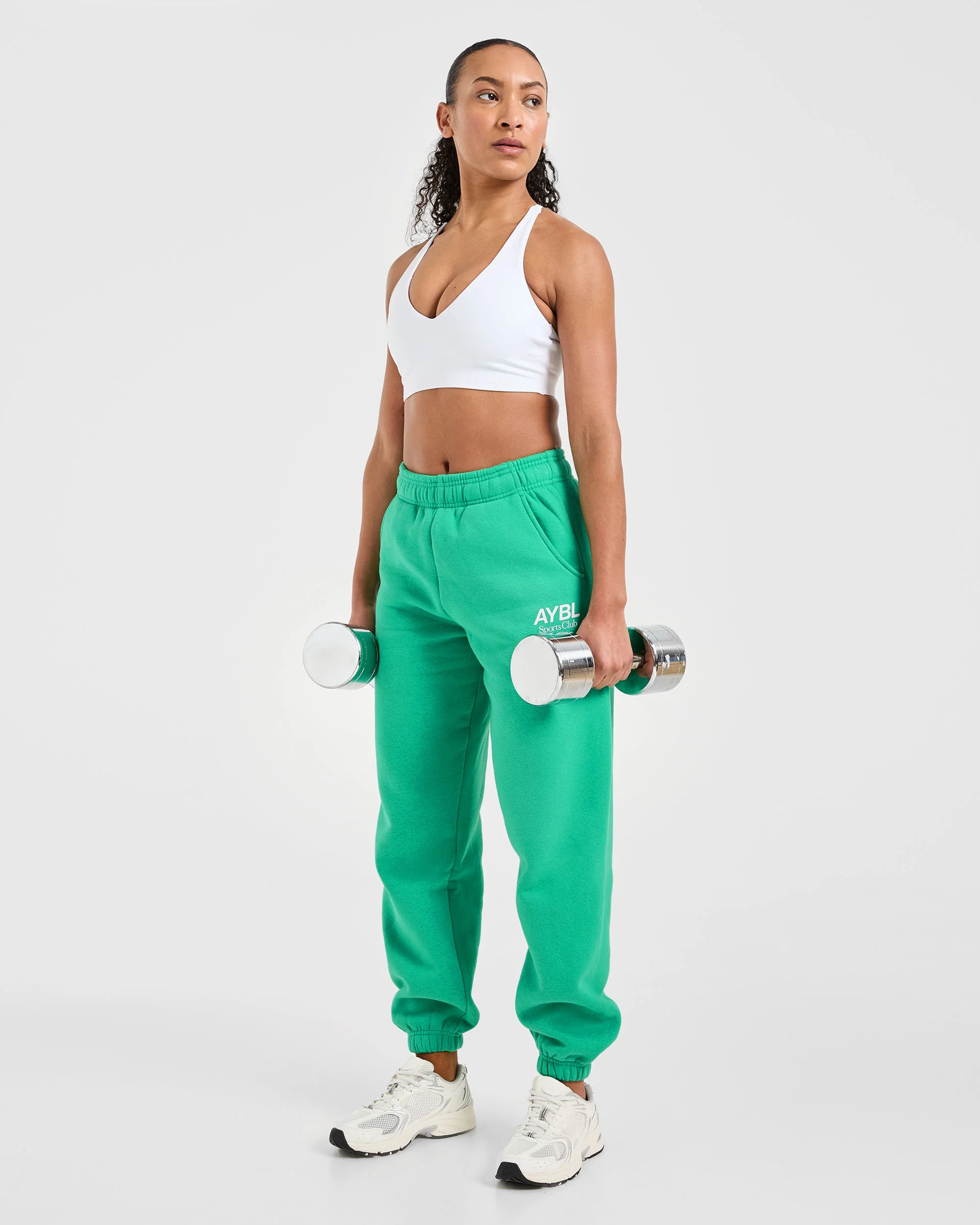 AYBL Sports Club Oversized Joggers - Racing Vert - Image 7