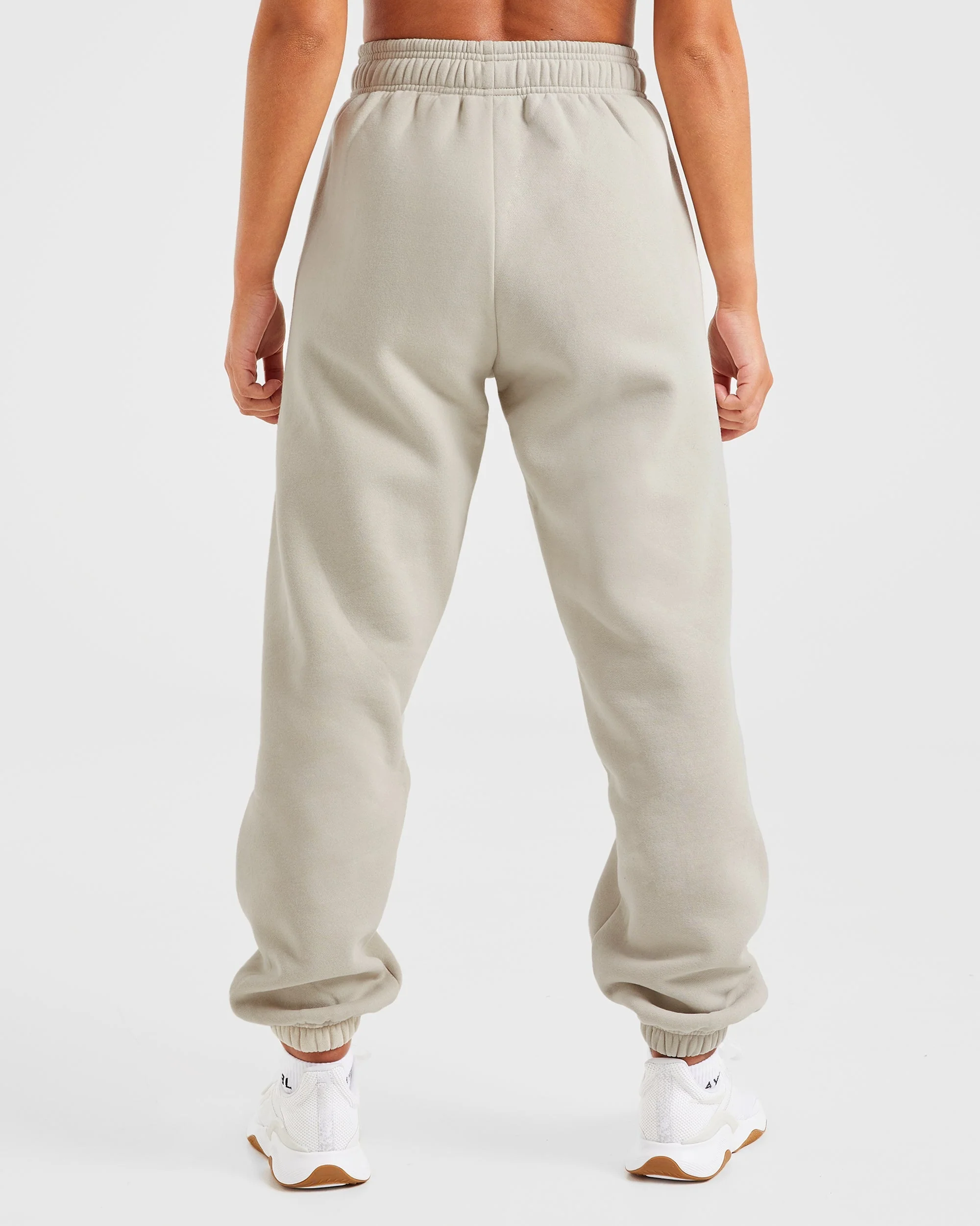 AYBL Sports Club Oversized Joggers - Sand/Navy - Image 2