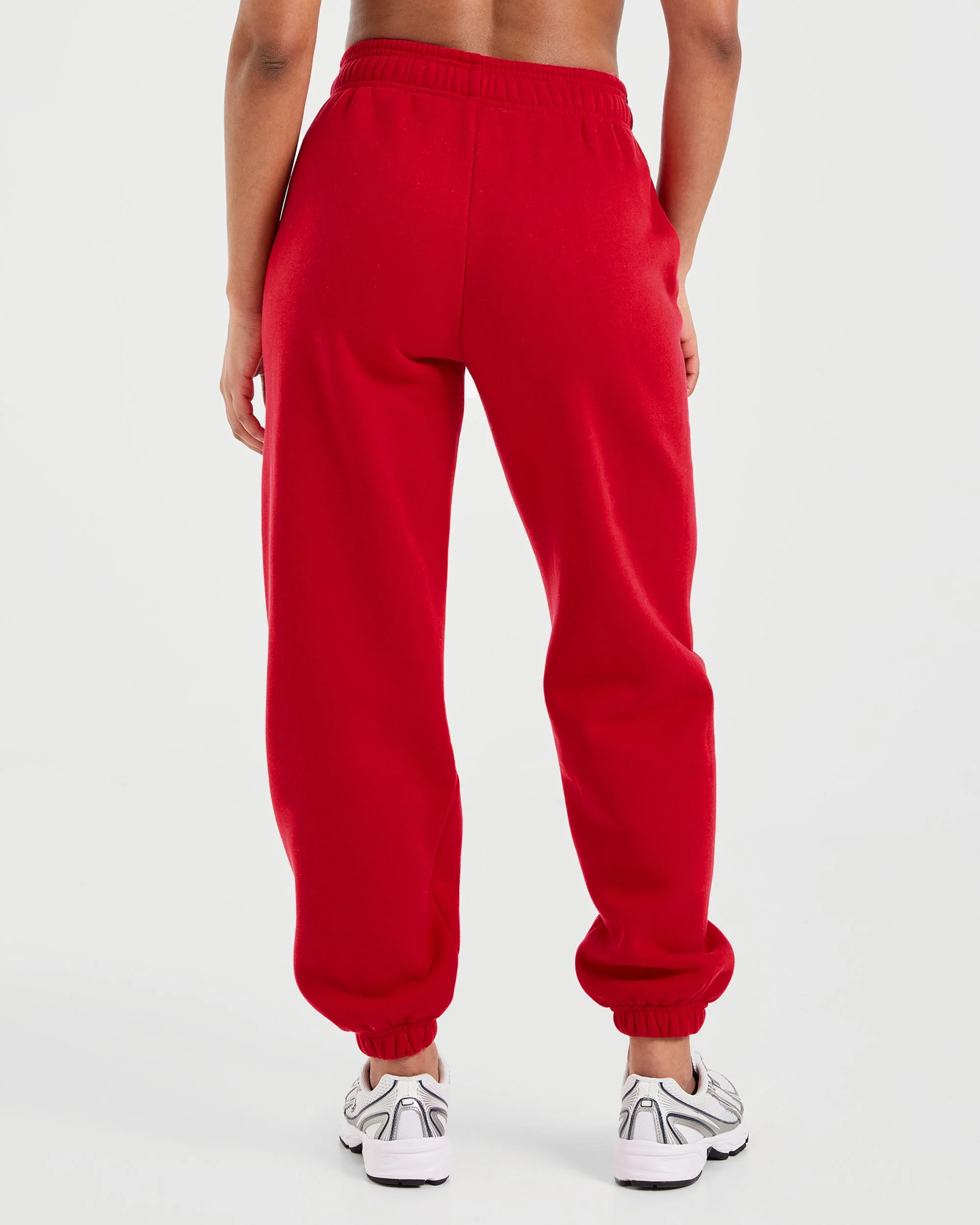 AYBL Sports Club Oversized Joggers - True Rouge - Image 2