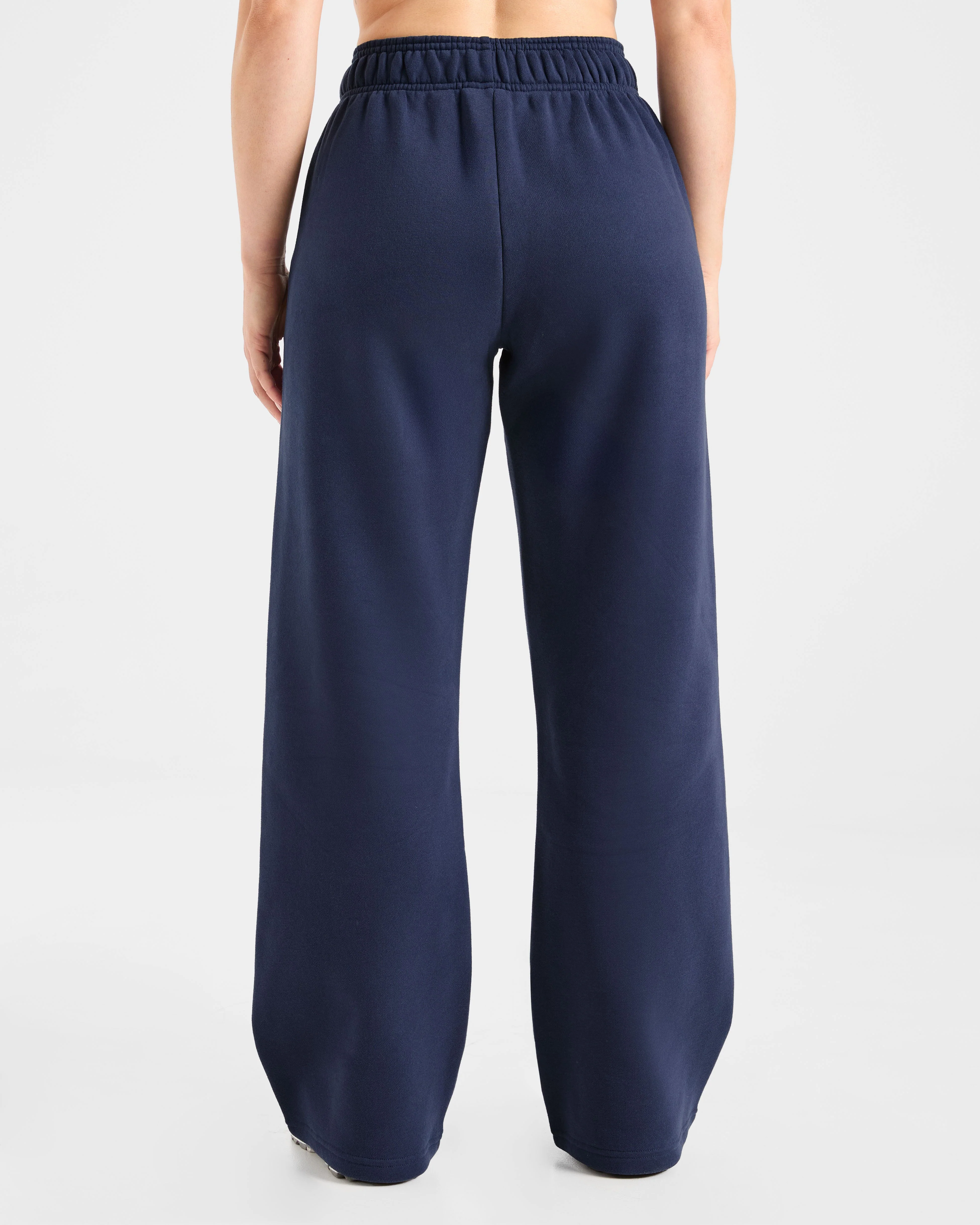 AYBL Sports Club Oversized Straight Leg Joggers - Navy/Bleu - Image 2