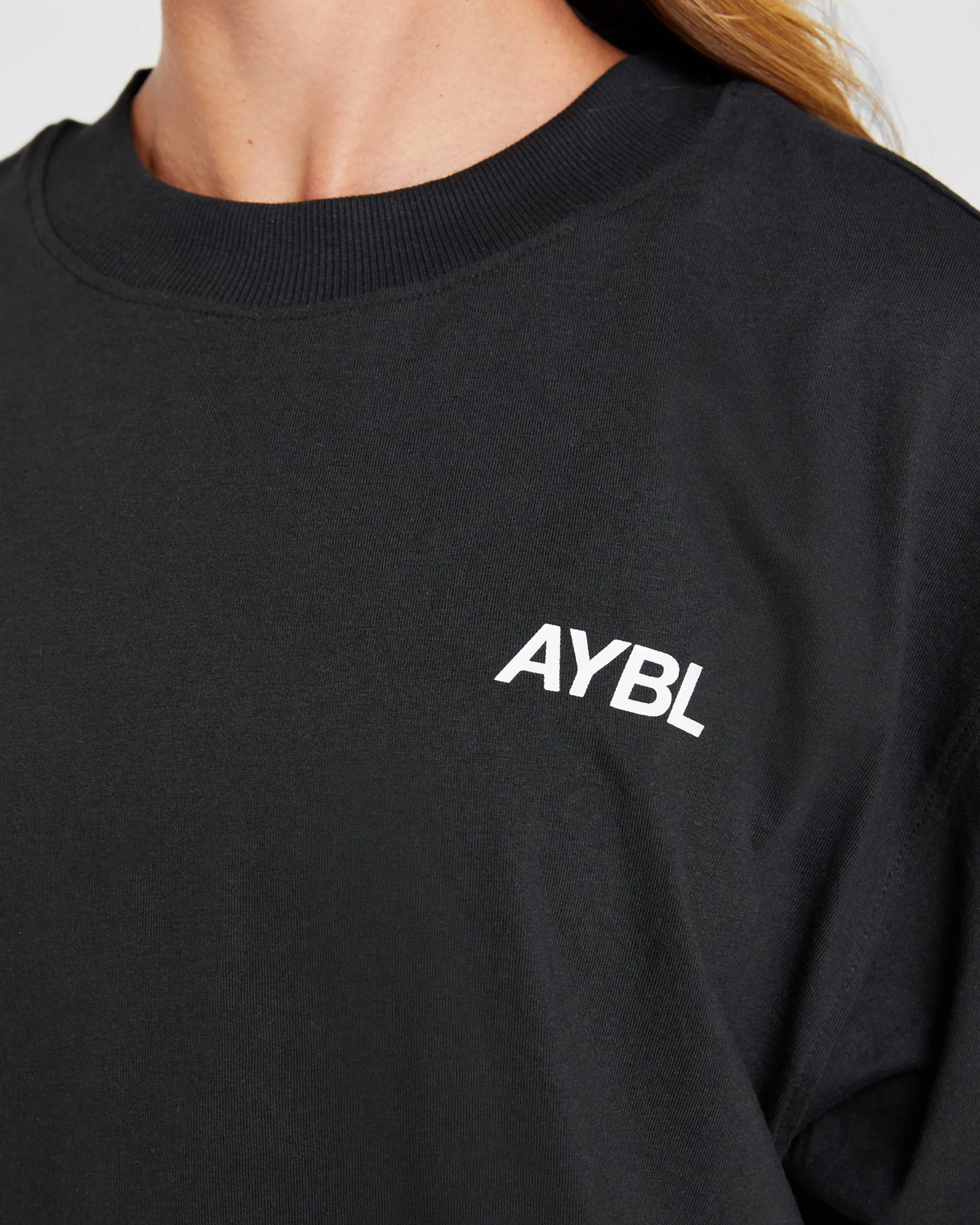 AYBL Sports Club Oversized T Shirt - Noir - Image 6
