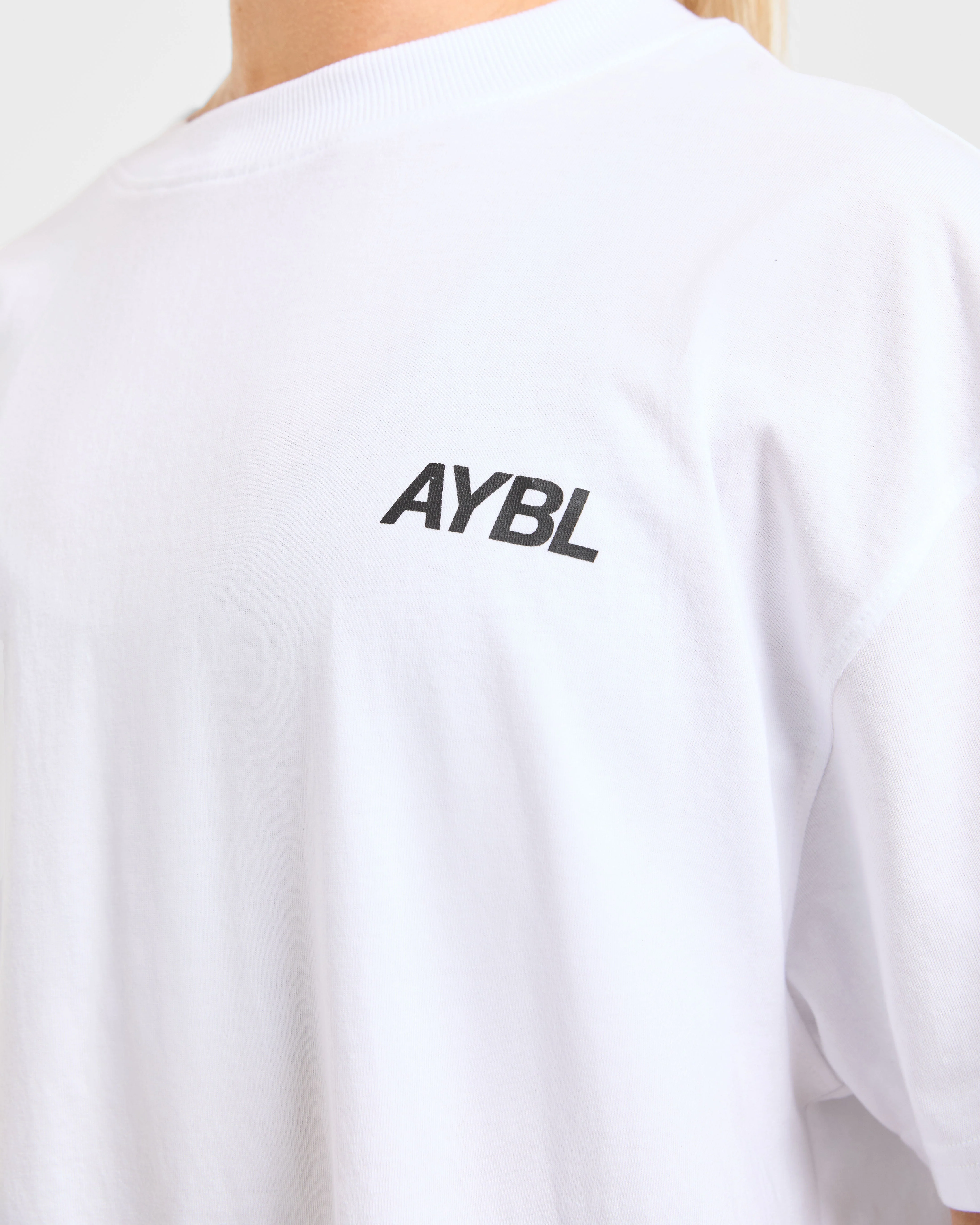 AYBL Sports Club Oversized T Shirt - Blanc - Image 6