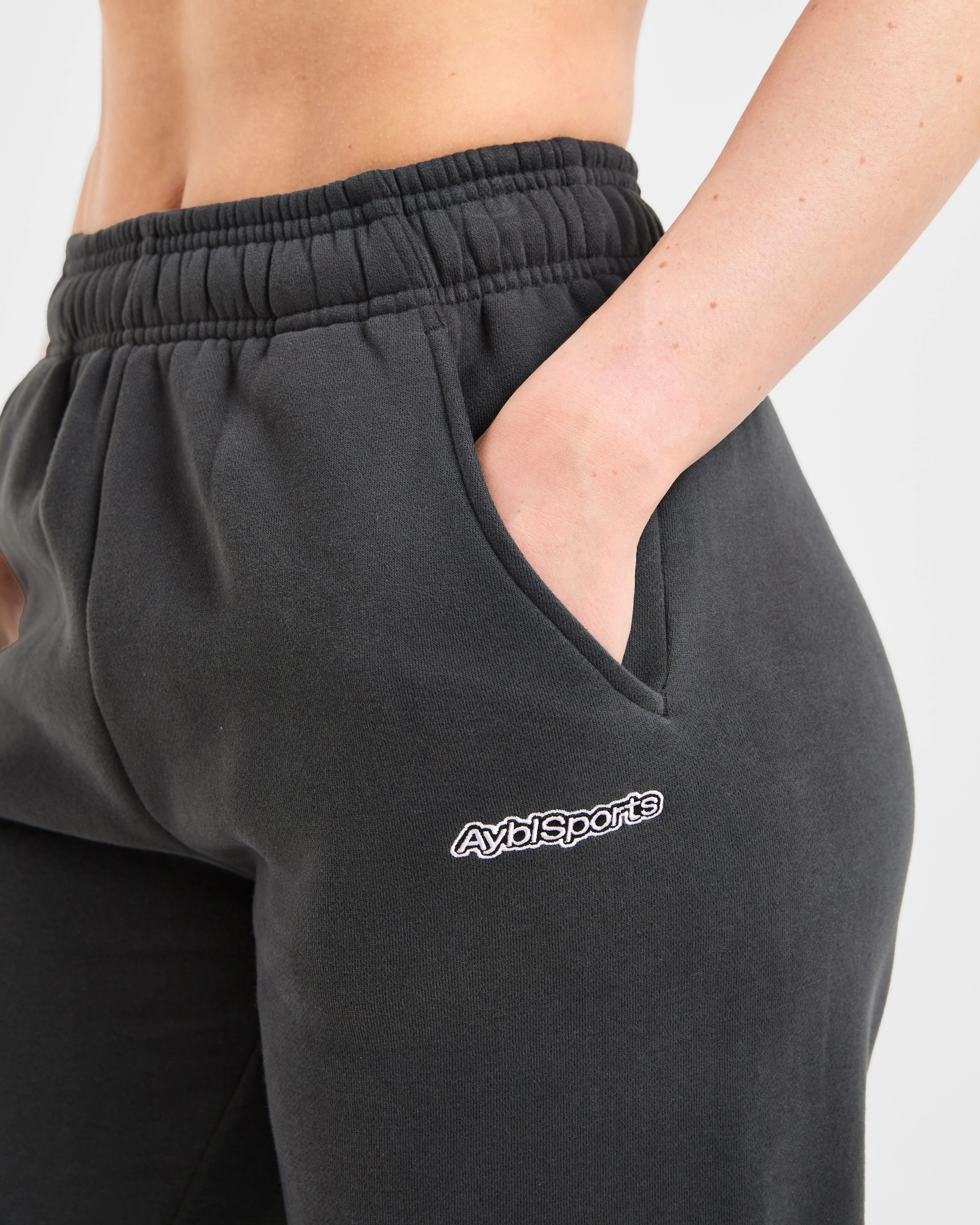 AYBL Sports Outline Oversized Joggers - Charcoal - Image 5