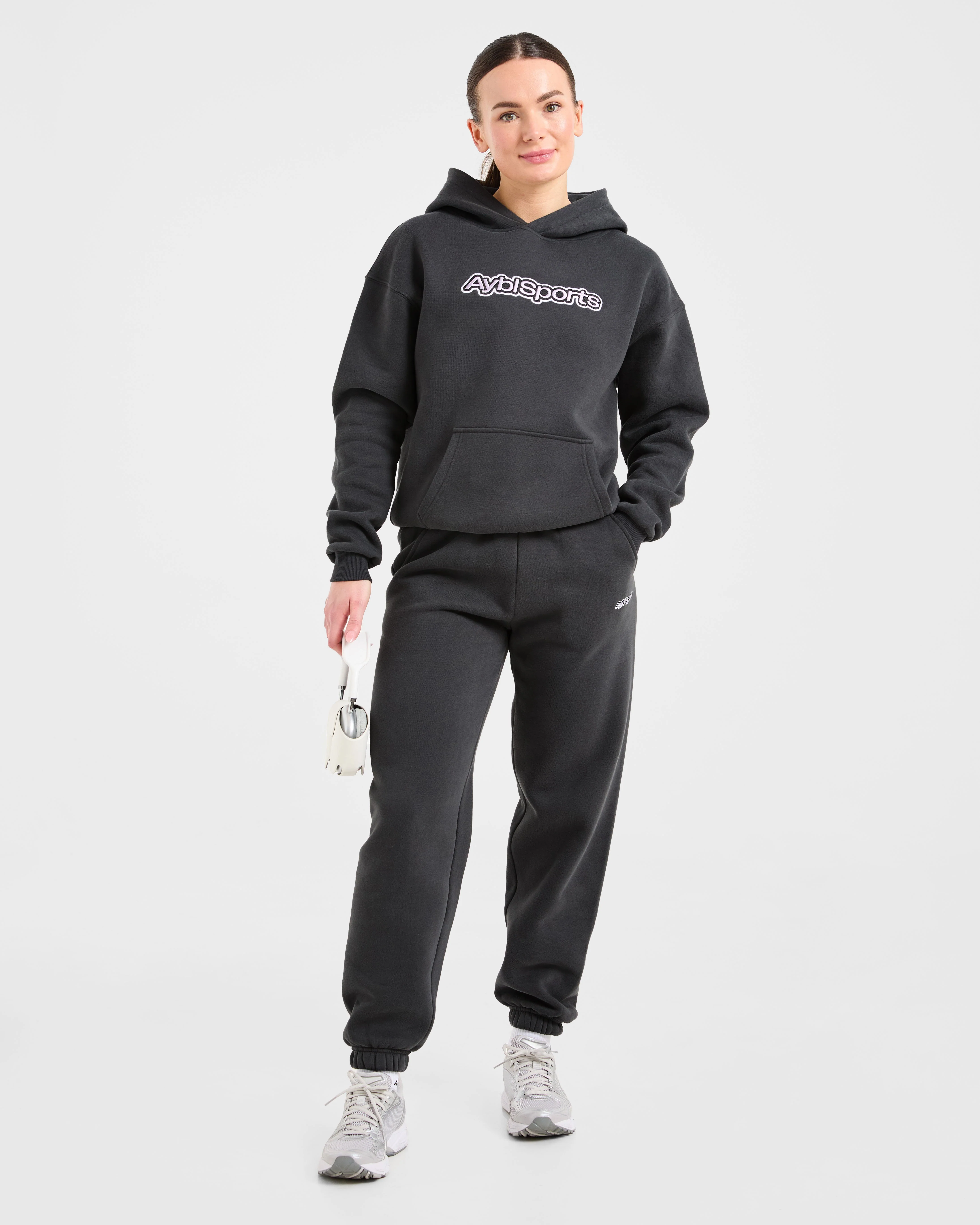 AYBL Sports Outline Oversized Joggers - Charcoal - Image 8