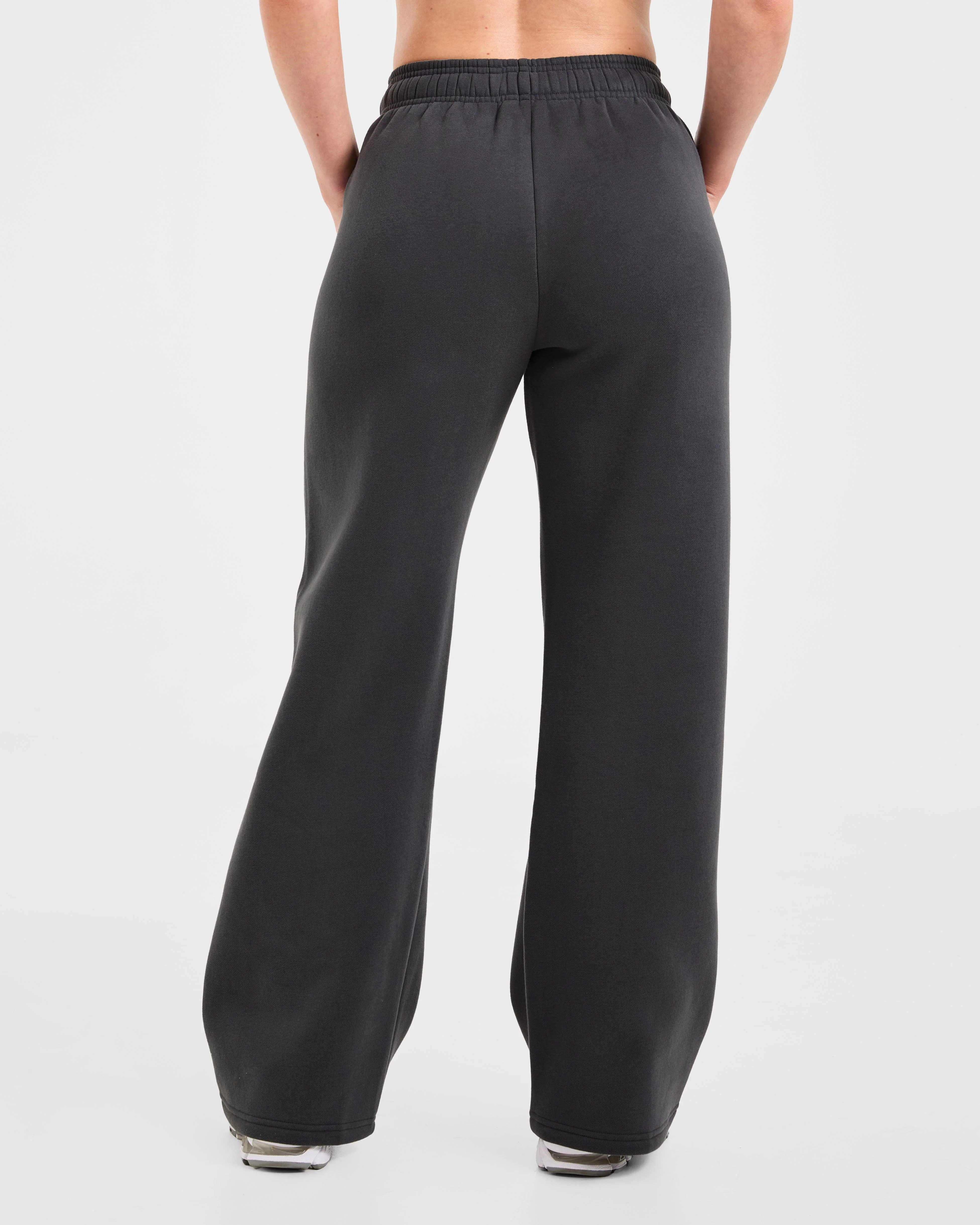 AYBL Sports Outline Oversized Straight Leg Joggers - Charcoal - Image 2