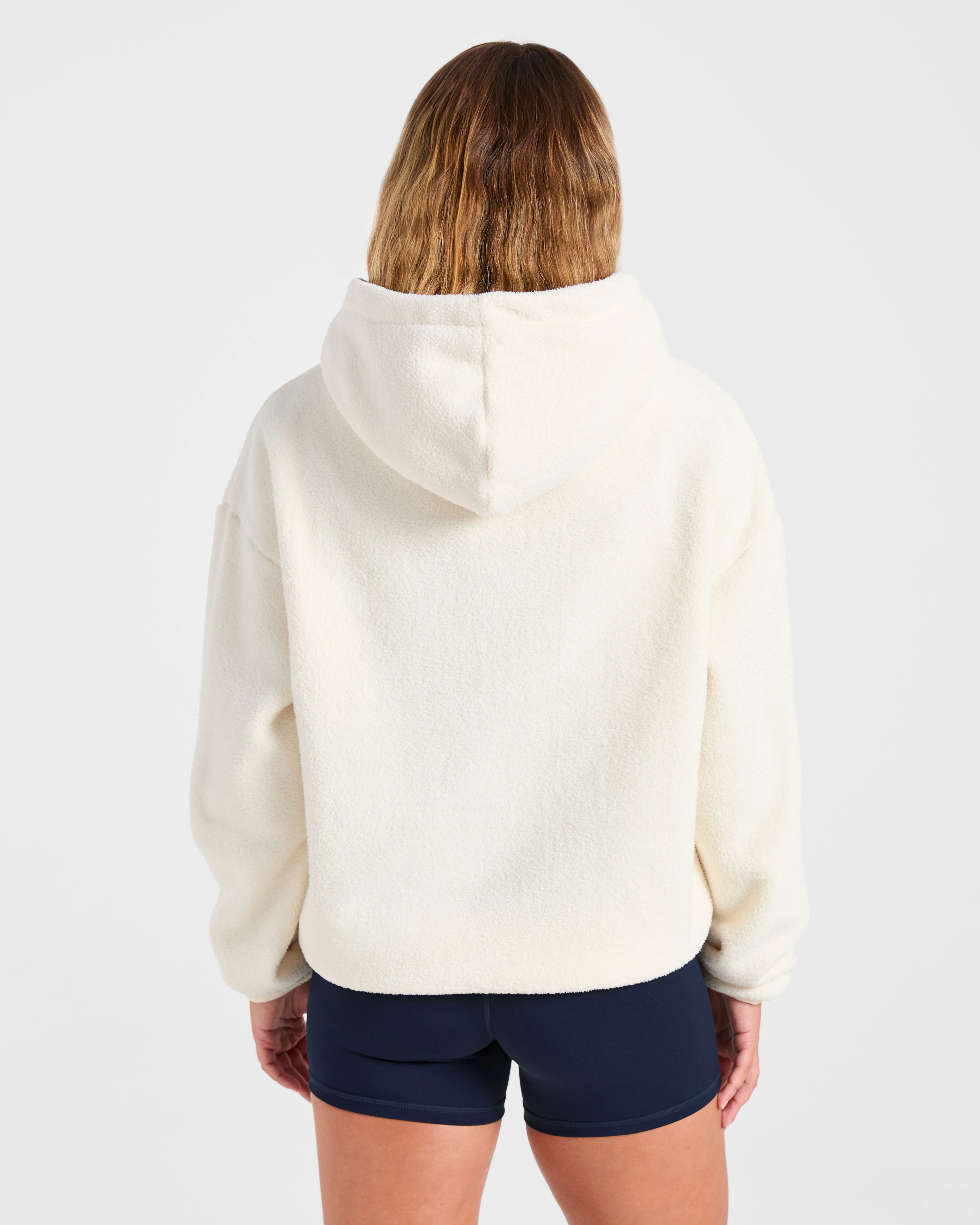 AYBL Sports Oversized Fleece Hoodie - Crème - Image 2