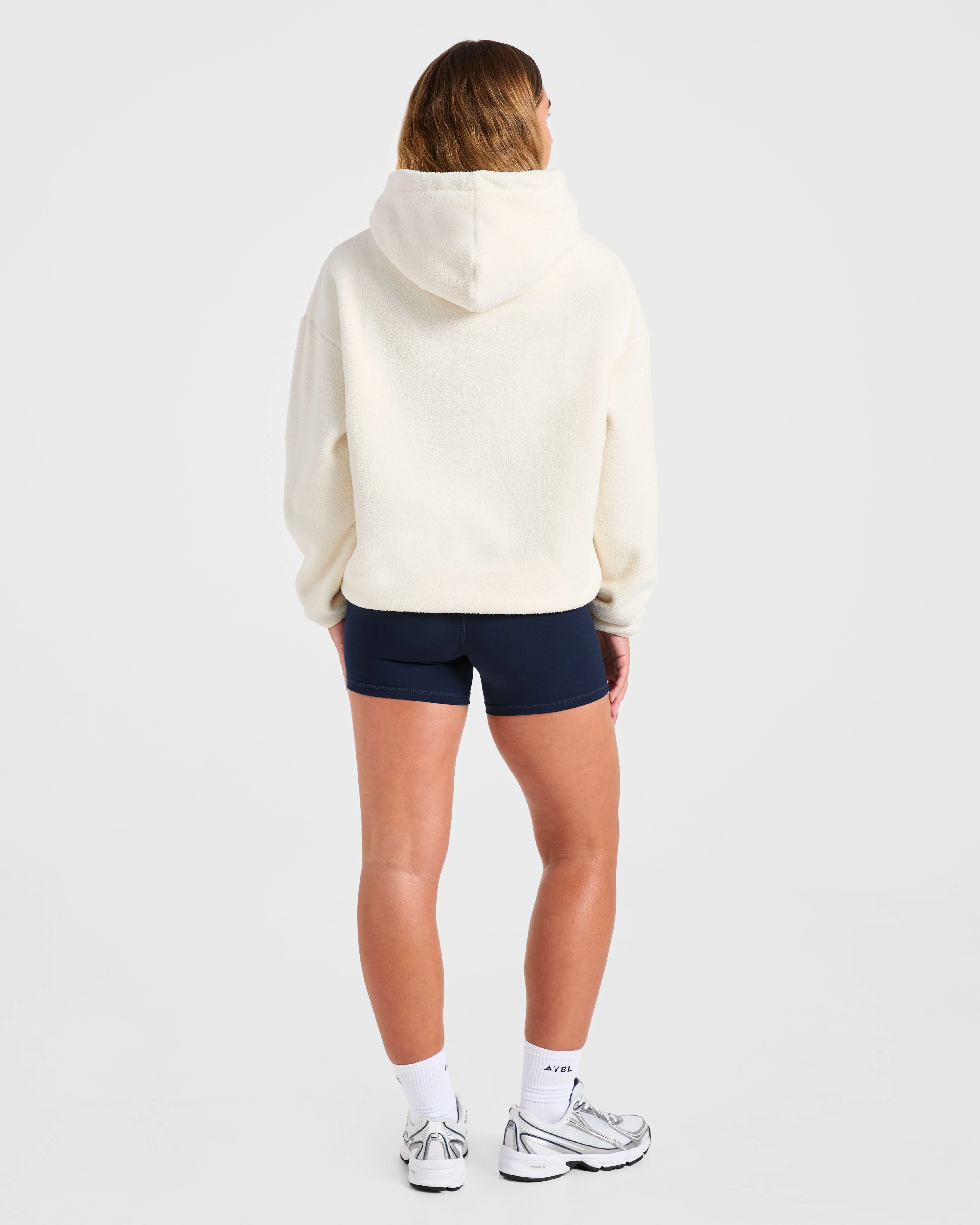 AYBL Sports Oversized Fleece Hoodie - Crème - Image 4
