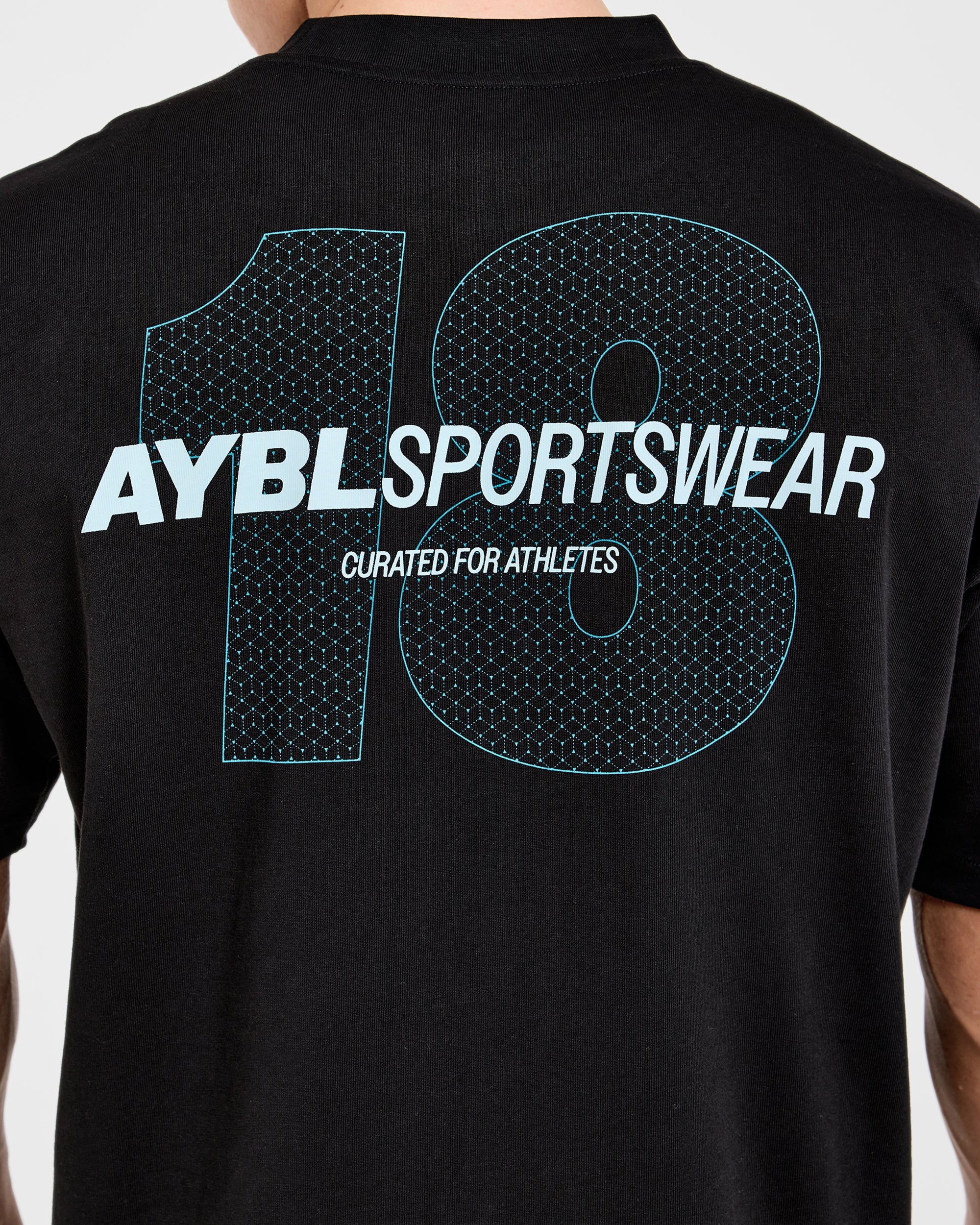 AYBL Sportswear 18 Oversized T Shirt - Noir - Image 5