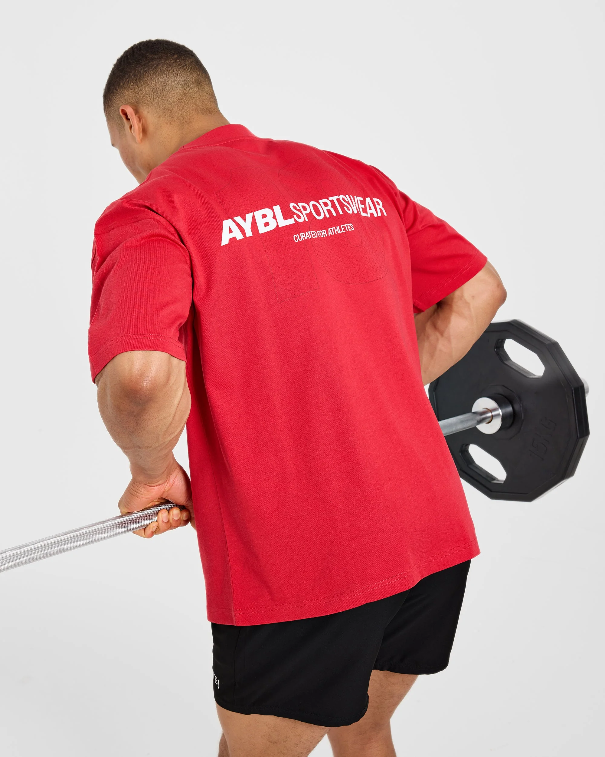 AYBL Sportswear 18 Oversized T Shirt - Rouge - Image 7