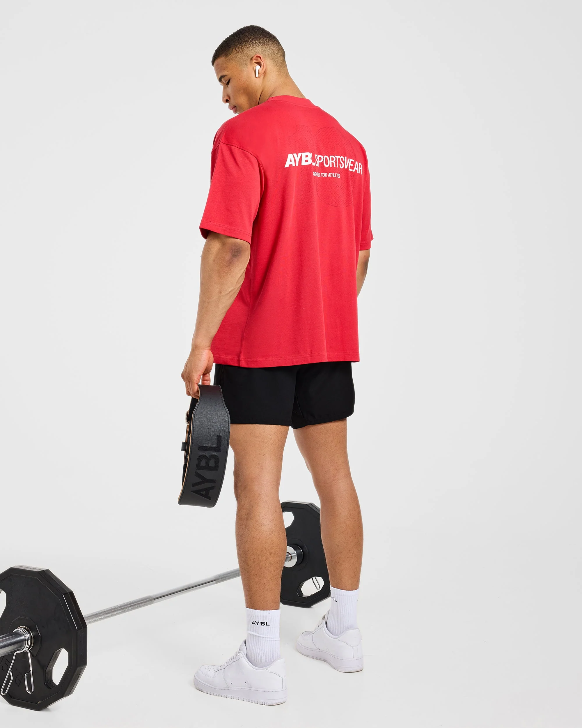 AYBL Sportswear 18 Oversized T Shirt - Rouge - Image 8