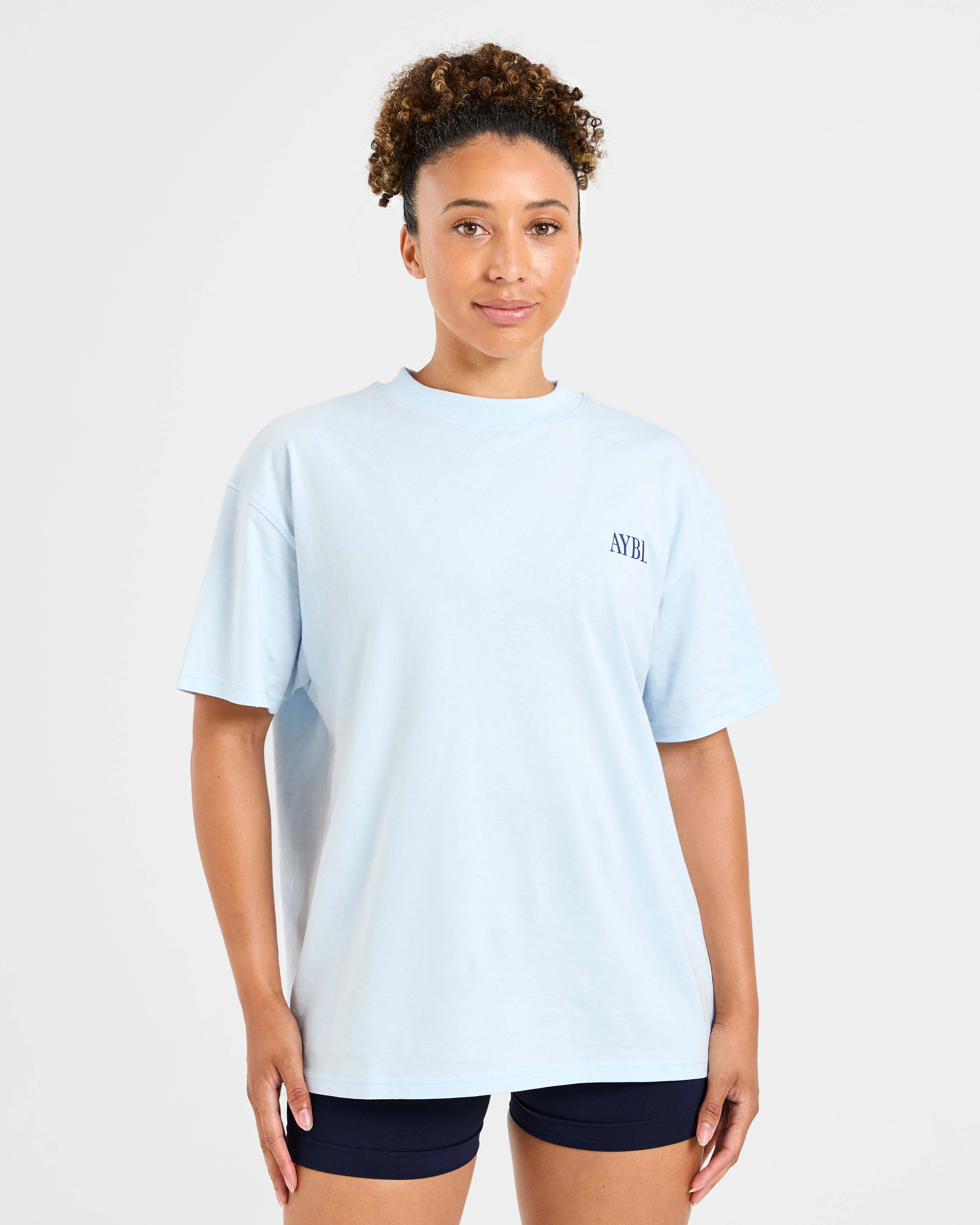 AYBL Strength Studio Oversized T Shirt - Bleu - Image 2